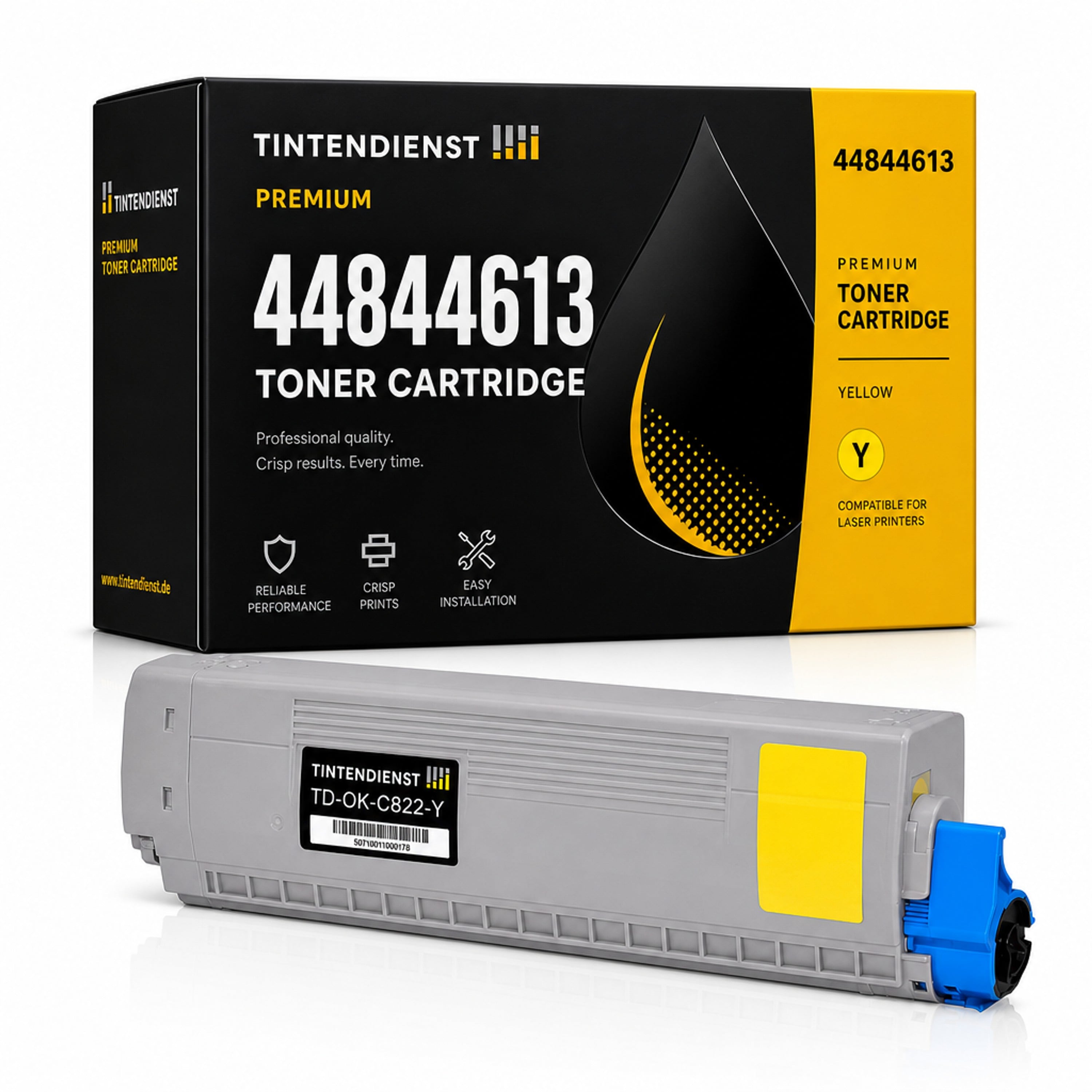 Toner kompatibel zu OKI 44844613, gelb