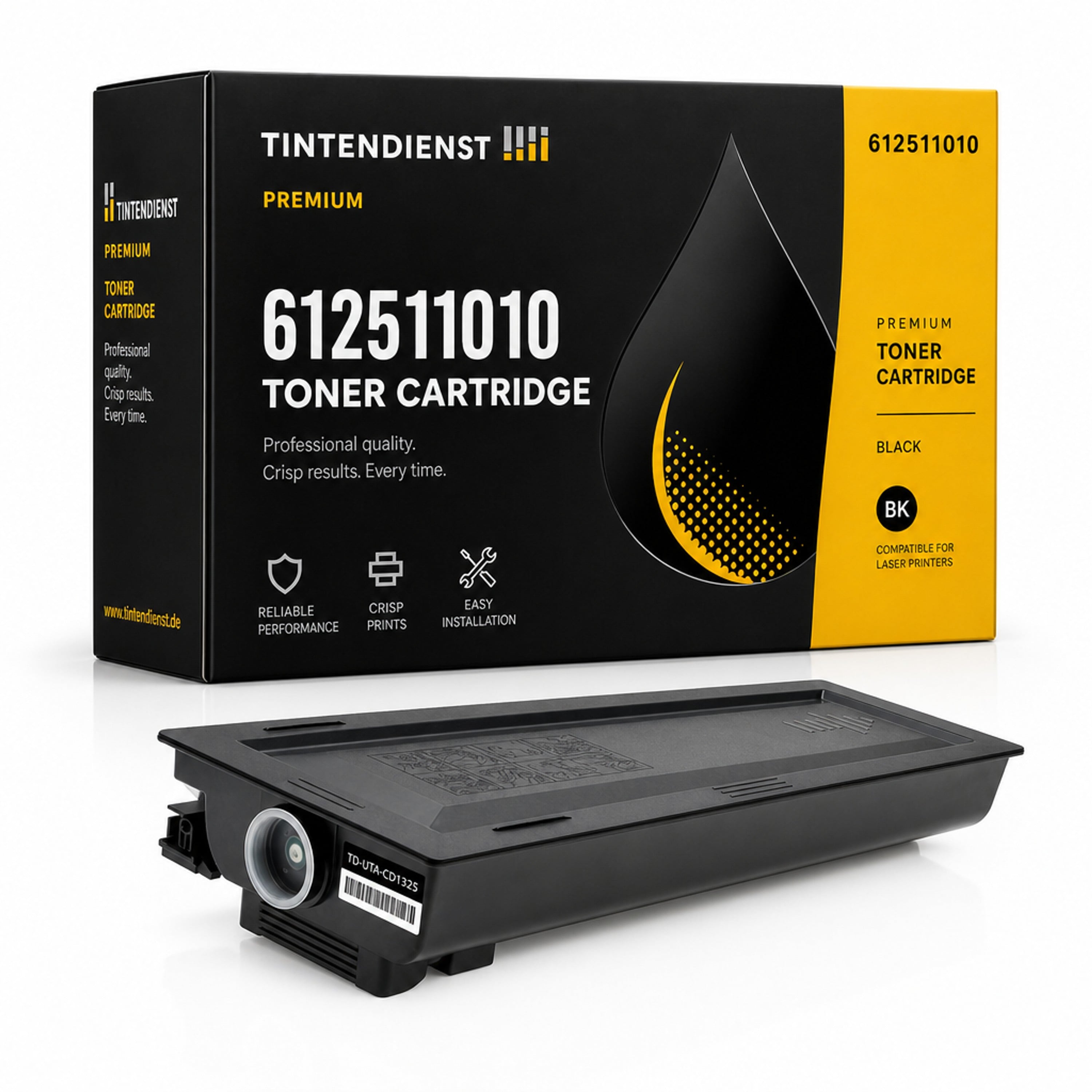 Toner kompatibel zu Utax 612511010, schwarz
