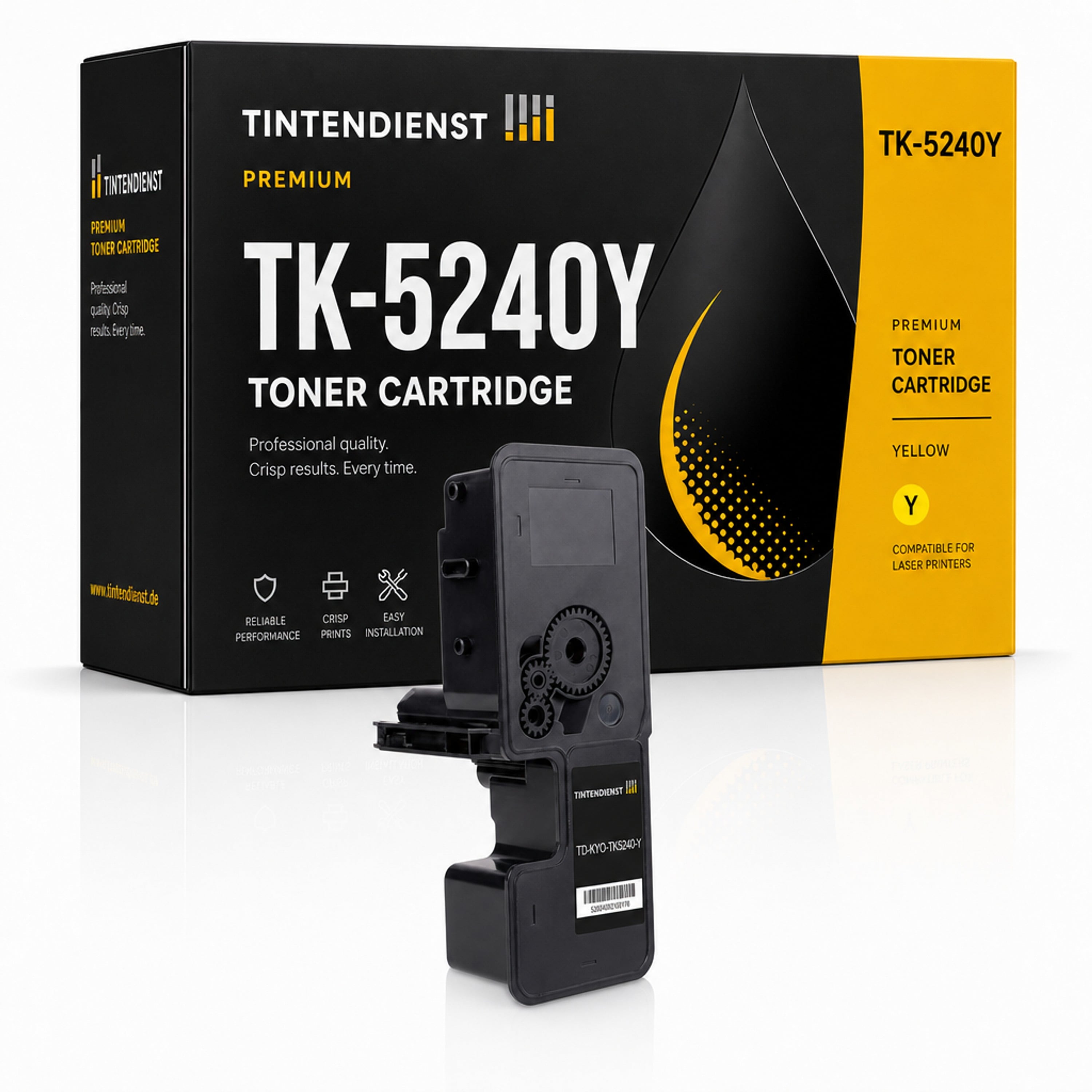 Toner kompatibel zu Kyocera TK-5240Y, gelb