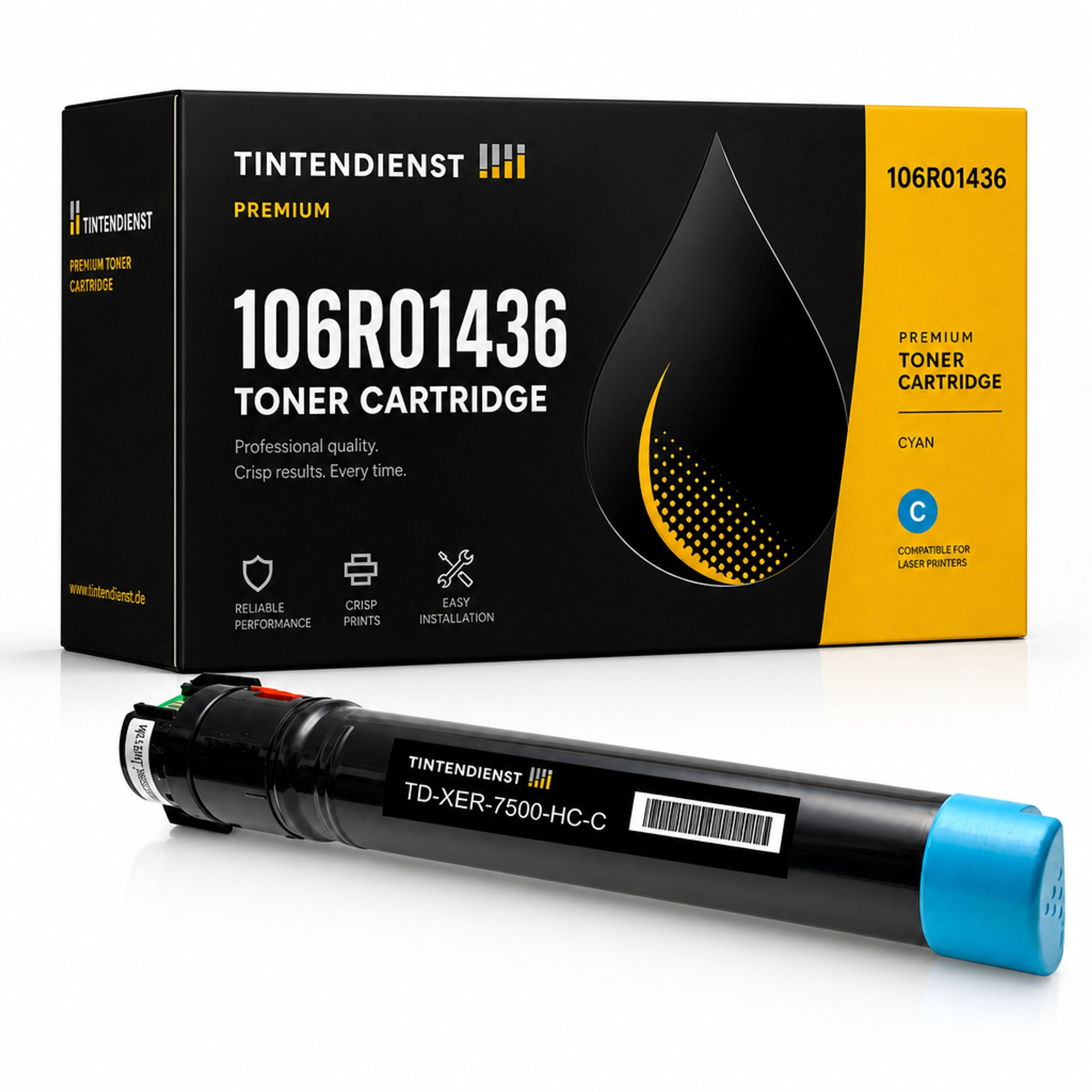 Toner kompatibel zu Xerox 106R01436, cyan