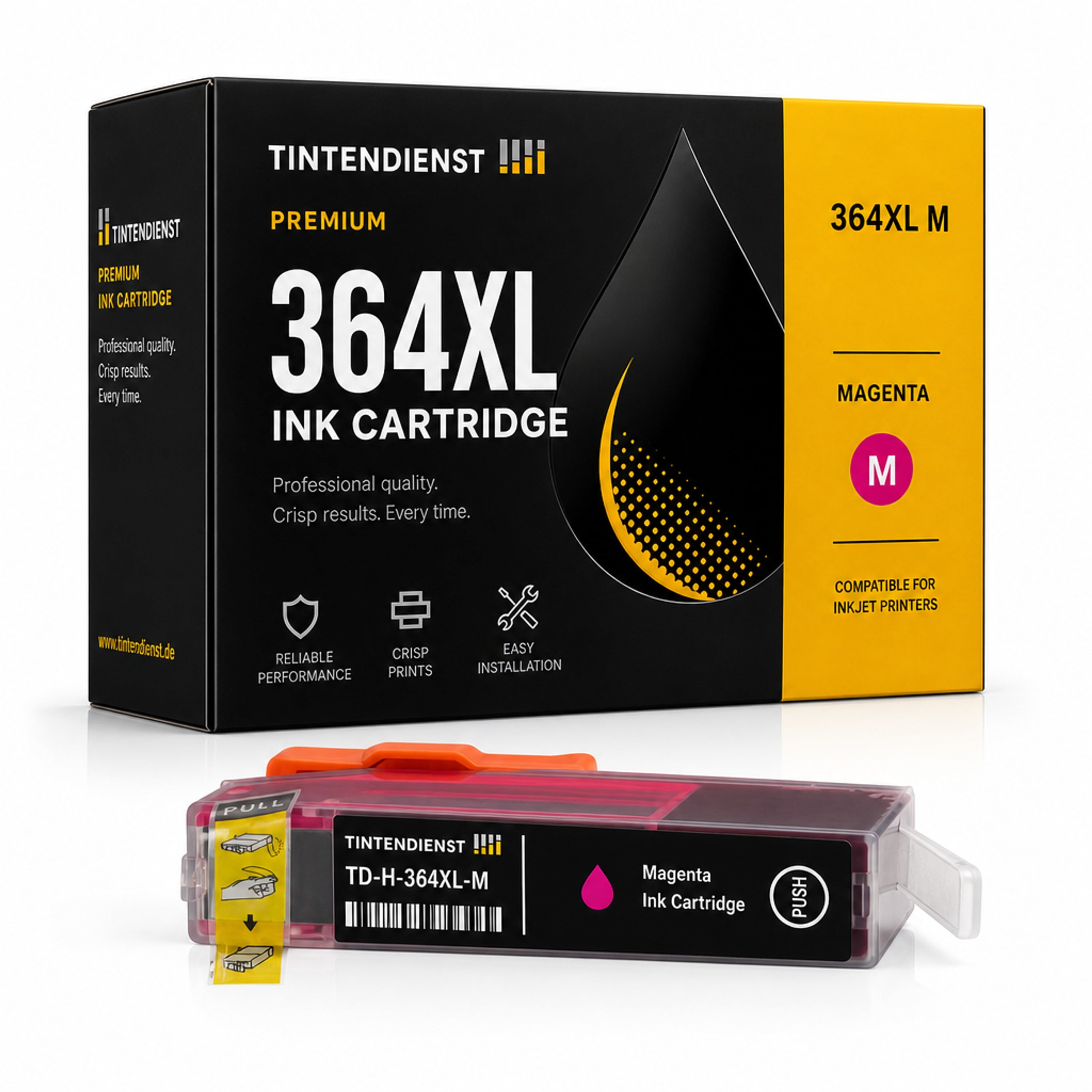Druckerpatrone kompatibel zu HP 364XL, magenta