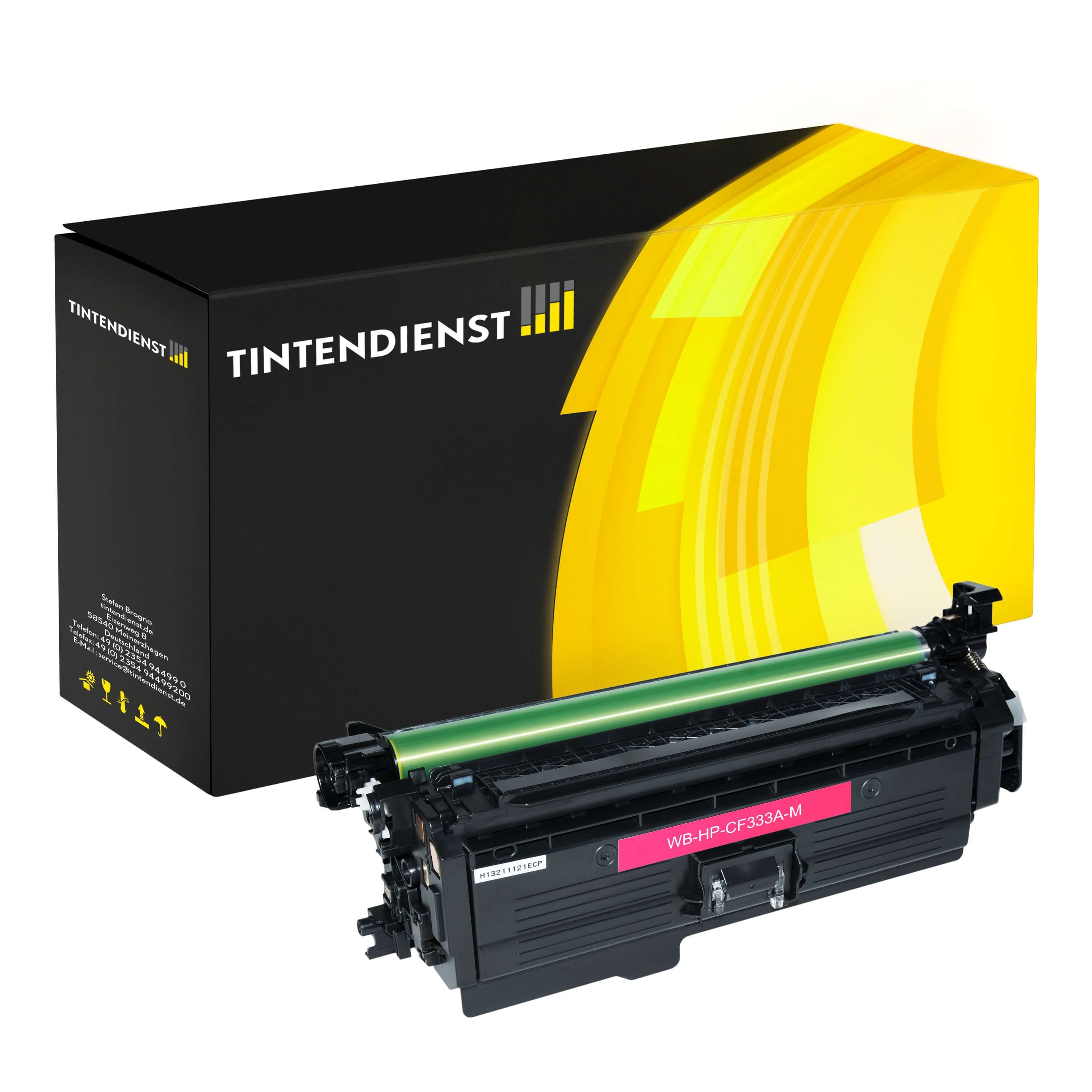 Toner kompatibel zu HP 654A, magenta