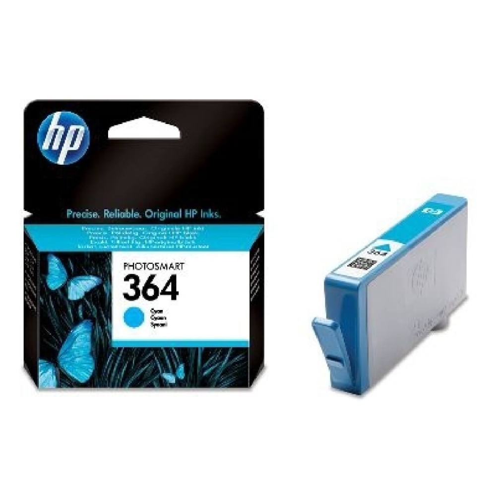 Original HP Tintenpatrone CB318EE / 364 Cyan