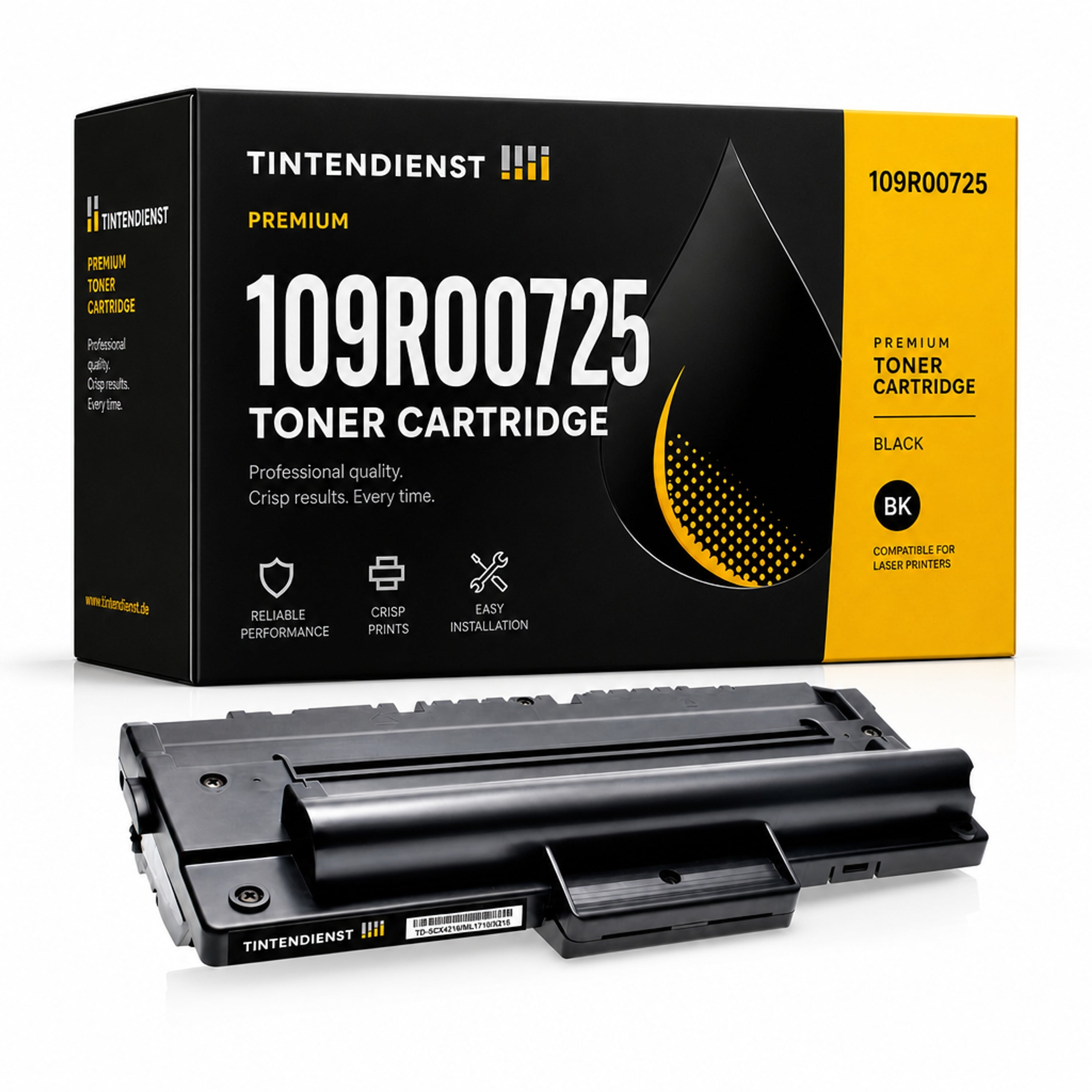 Toner kompatibel zu Xerox 109R00725, schwarz