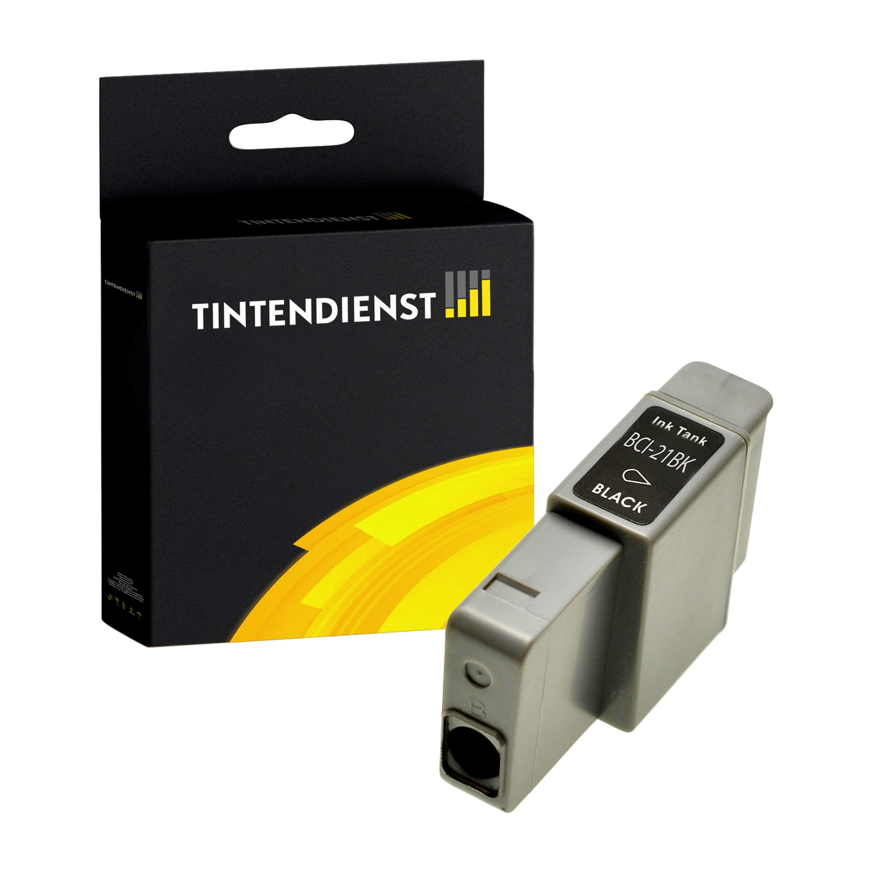 Tintendienst kompatibel für Canon Tintenpatrone 0954A002 / BCI-21BK Schwarz