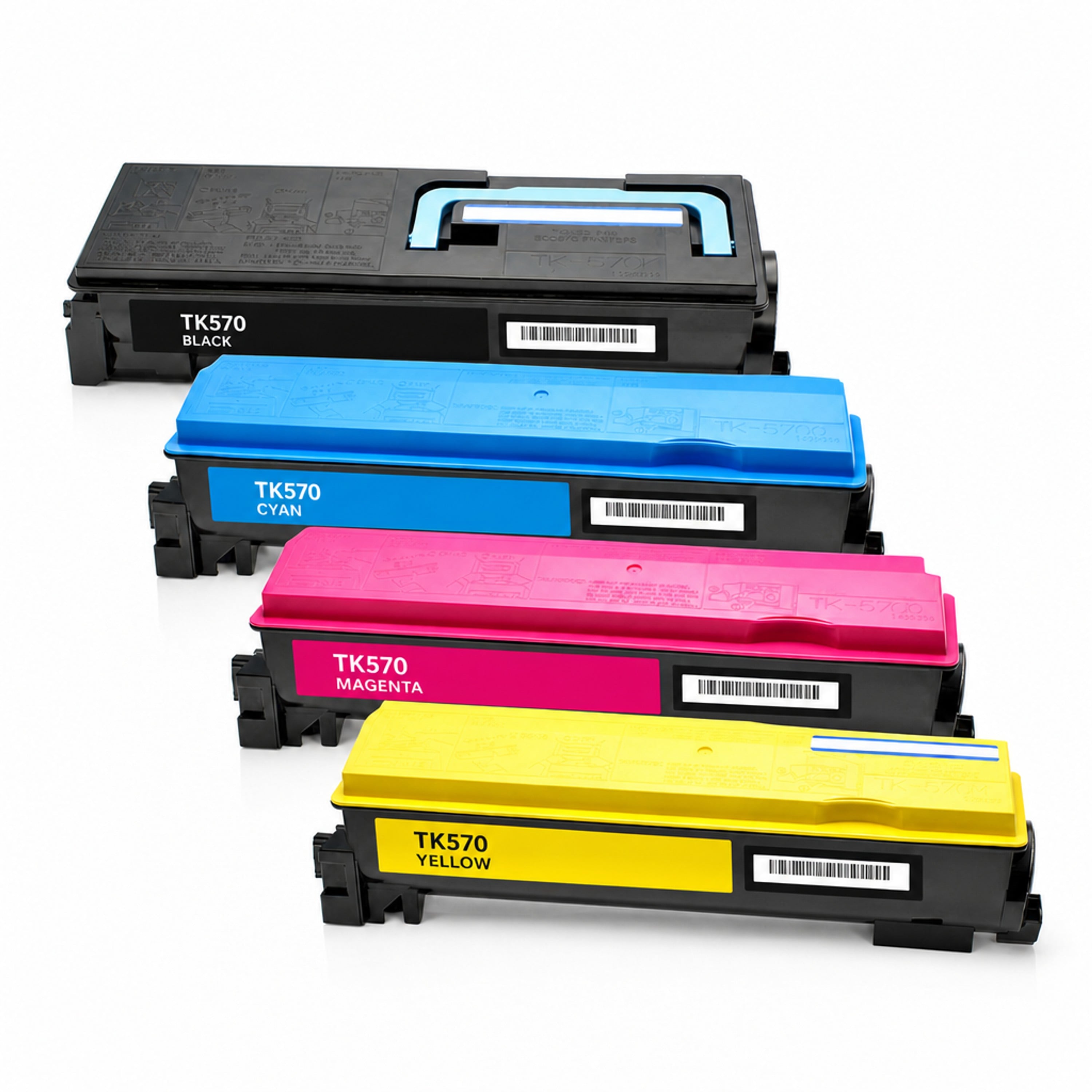 Multipack - Toner ersetzt Kyocera 1T02HGCEU0, 4 Toner
