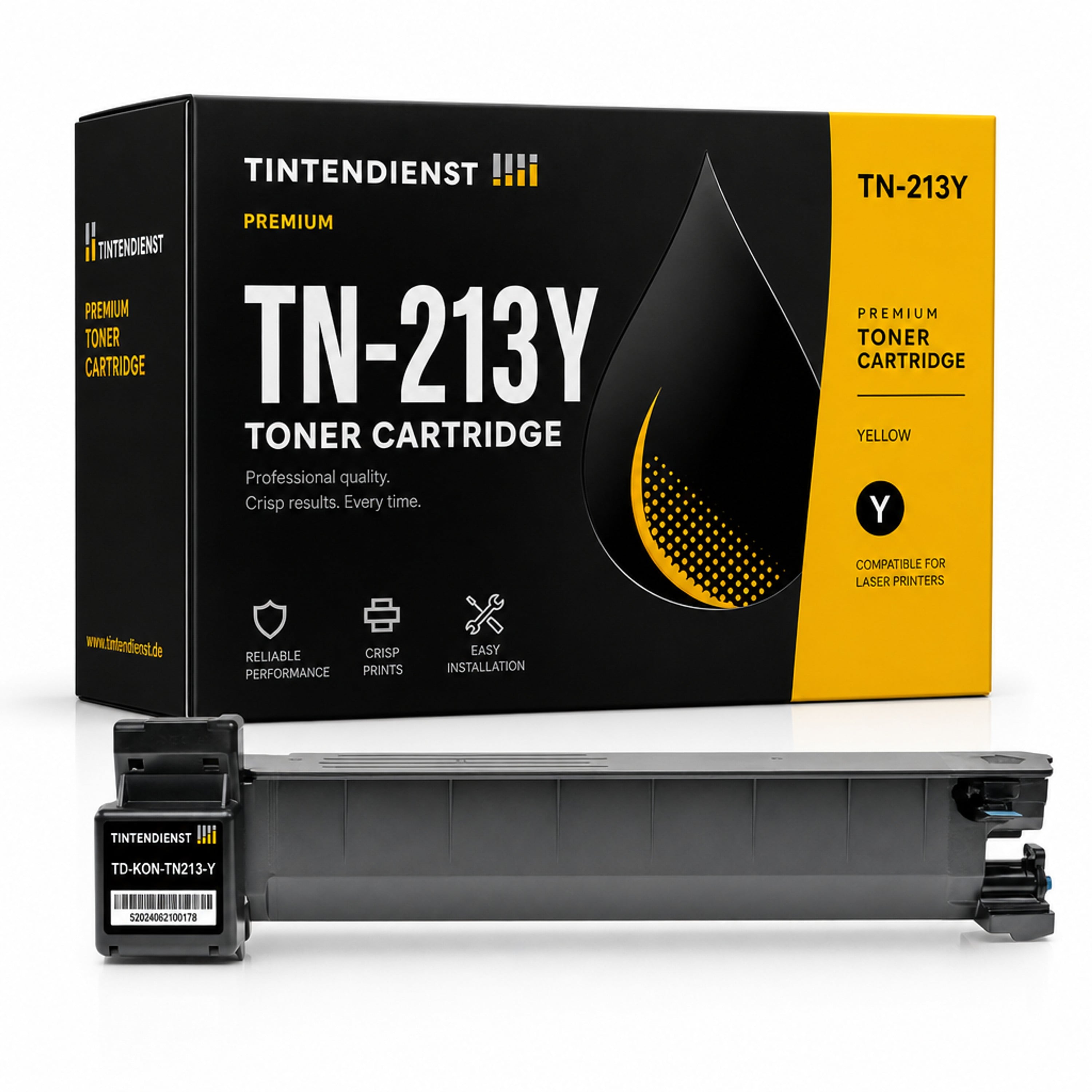 Toner kompatibel zu Konica Minolta TN-213Y, gelb