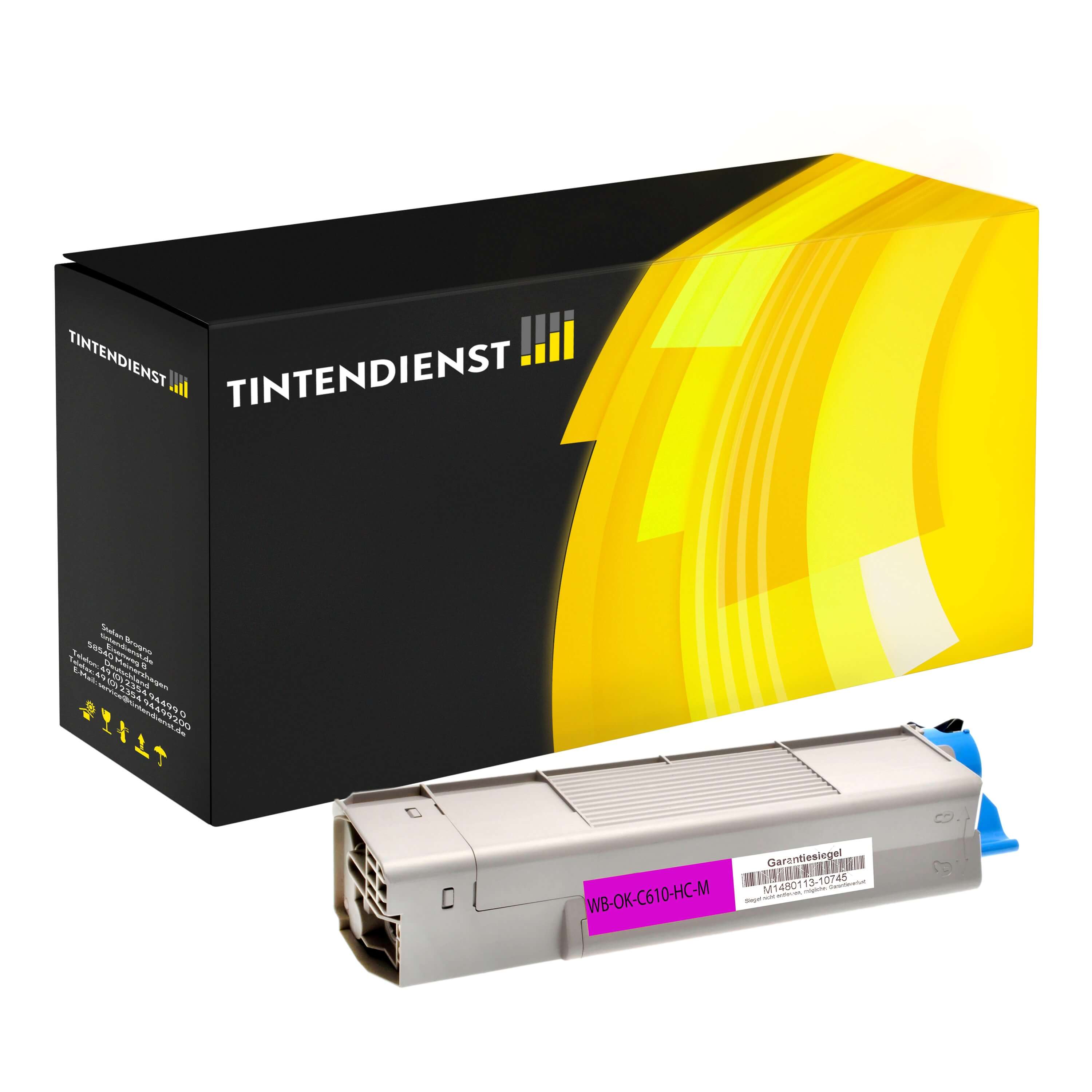 Toner kompatibel zu OKI 44315306 XL, magenta