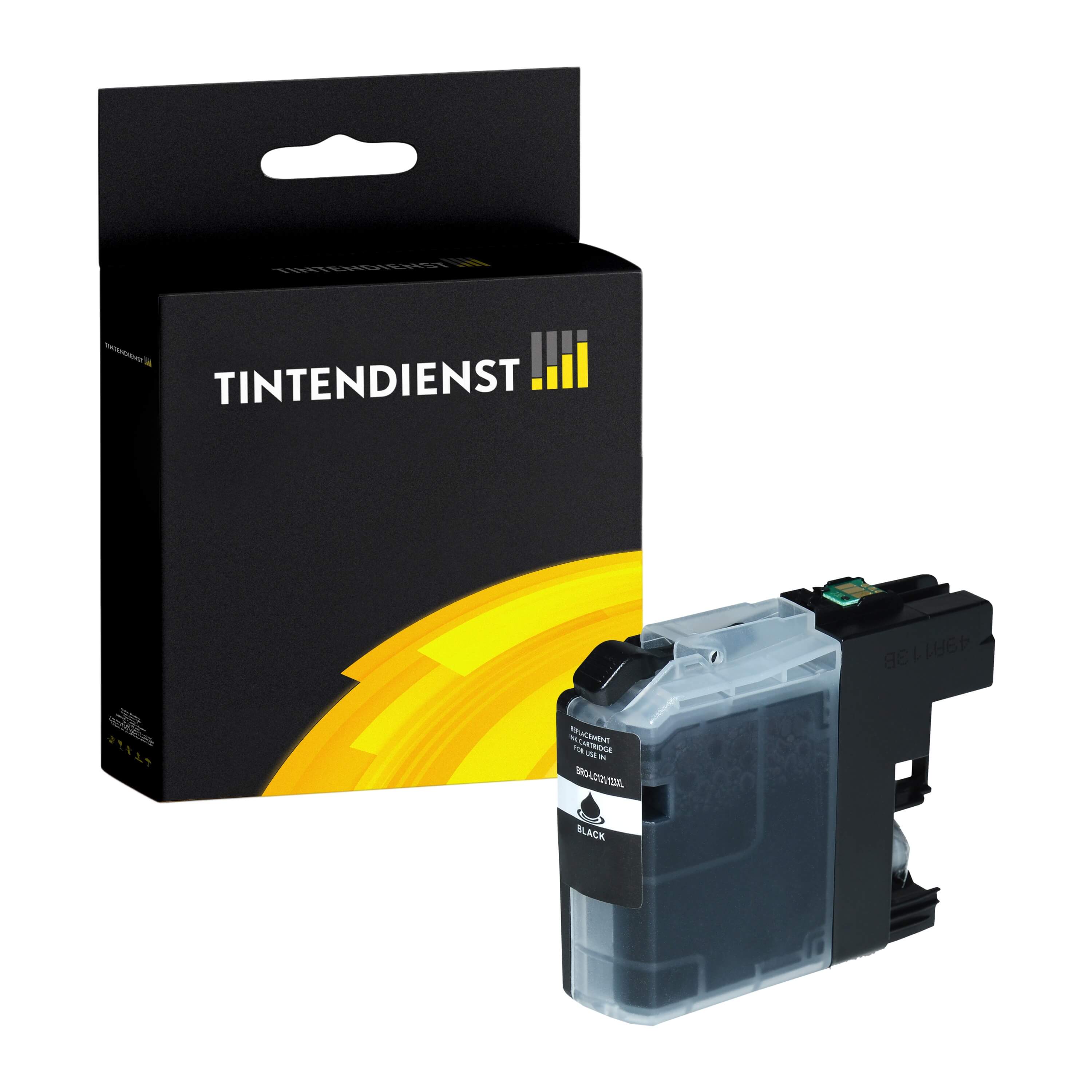 Tintendienst kompatibel für Brother Tintenpatrone LC-121BK Schwarz