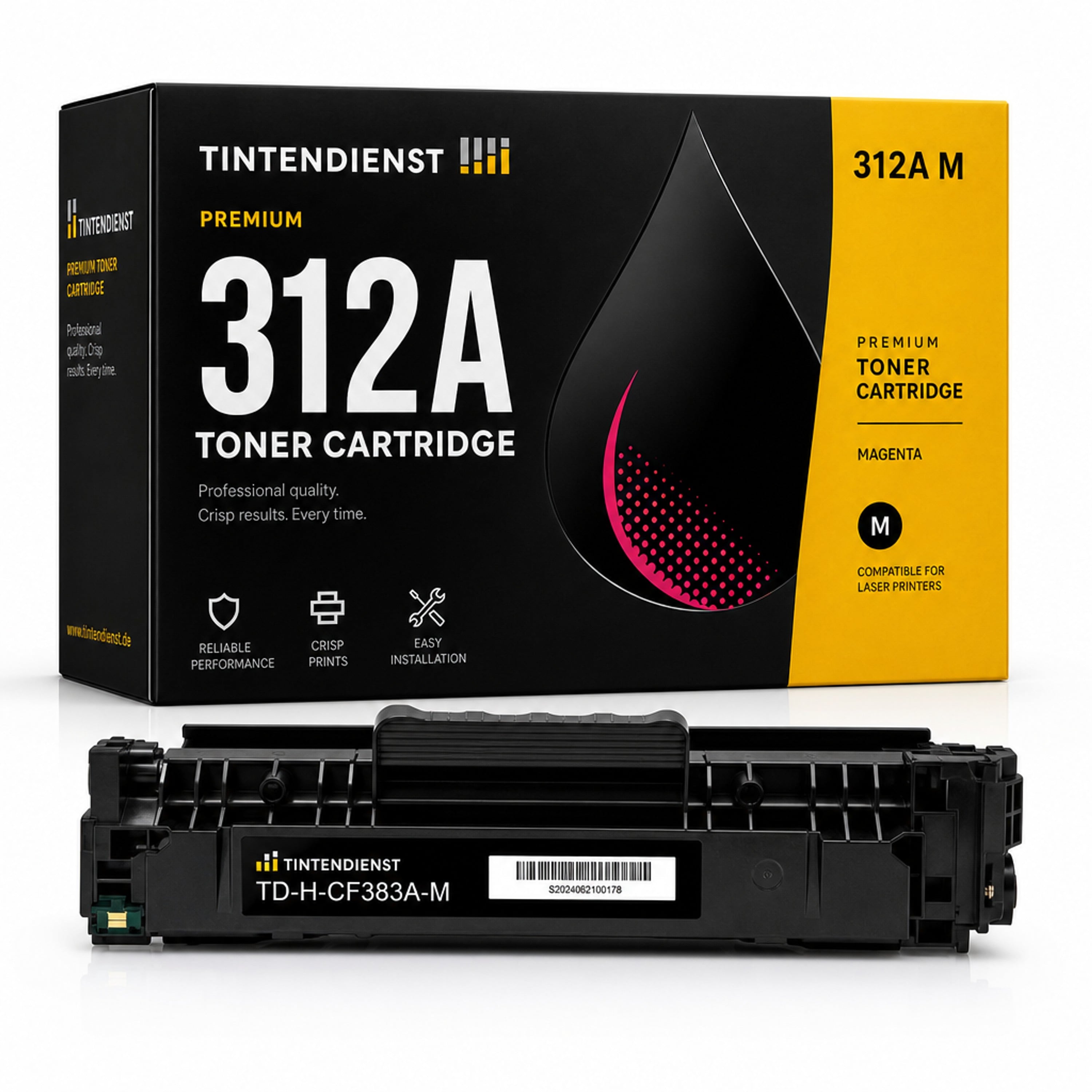 Toner kompatibel zu HP 312A, magenta