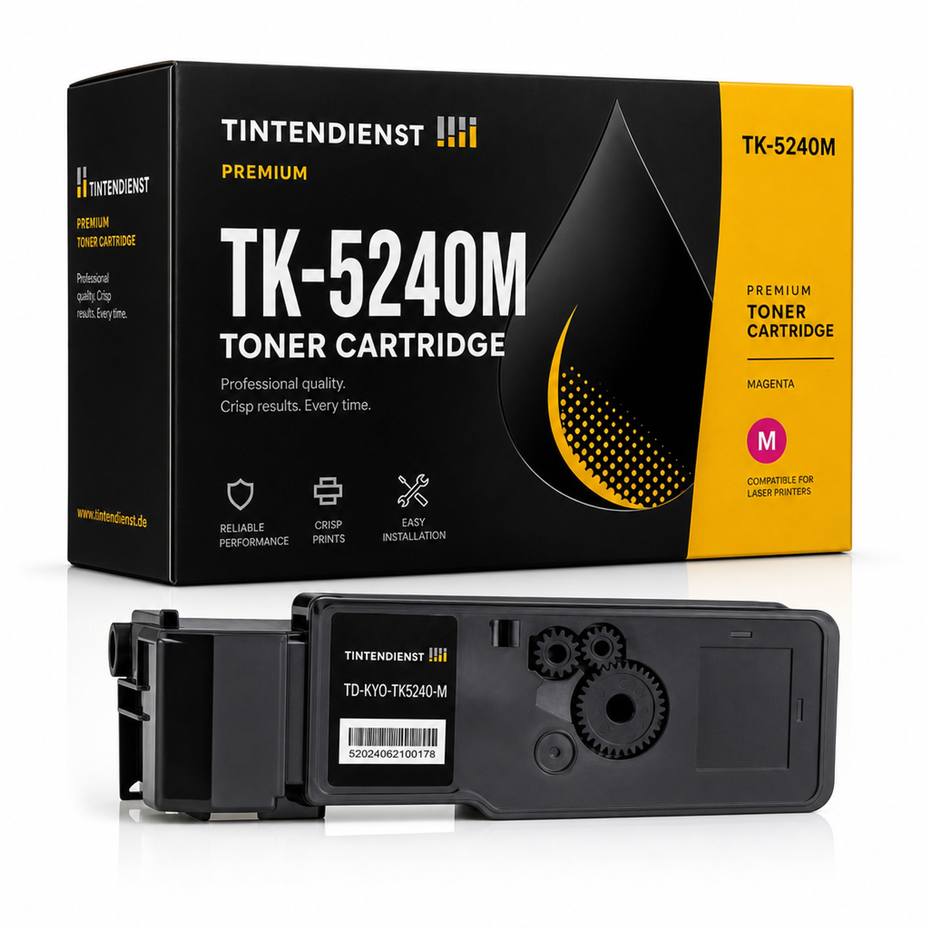 Toner kompatibel zu Kyocera TK-5240M, magenta