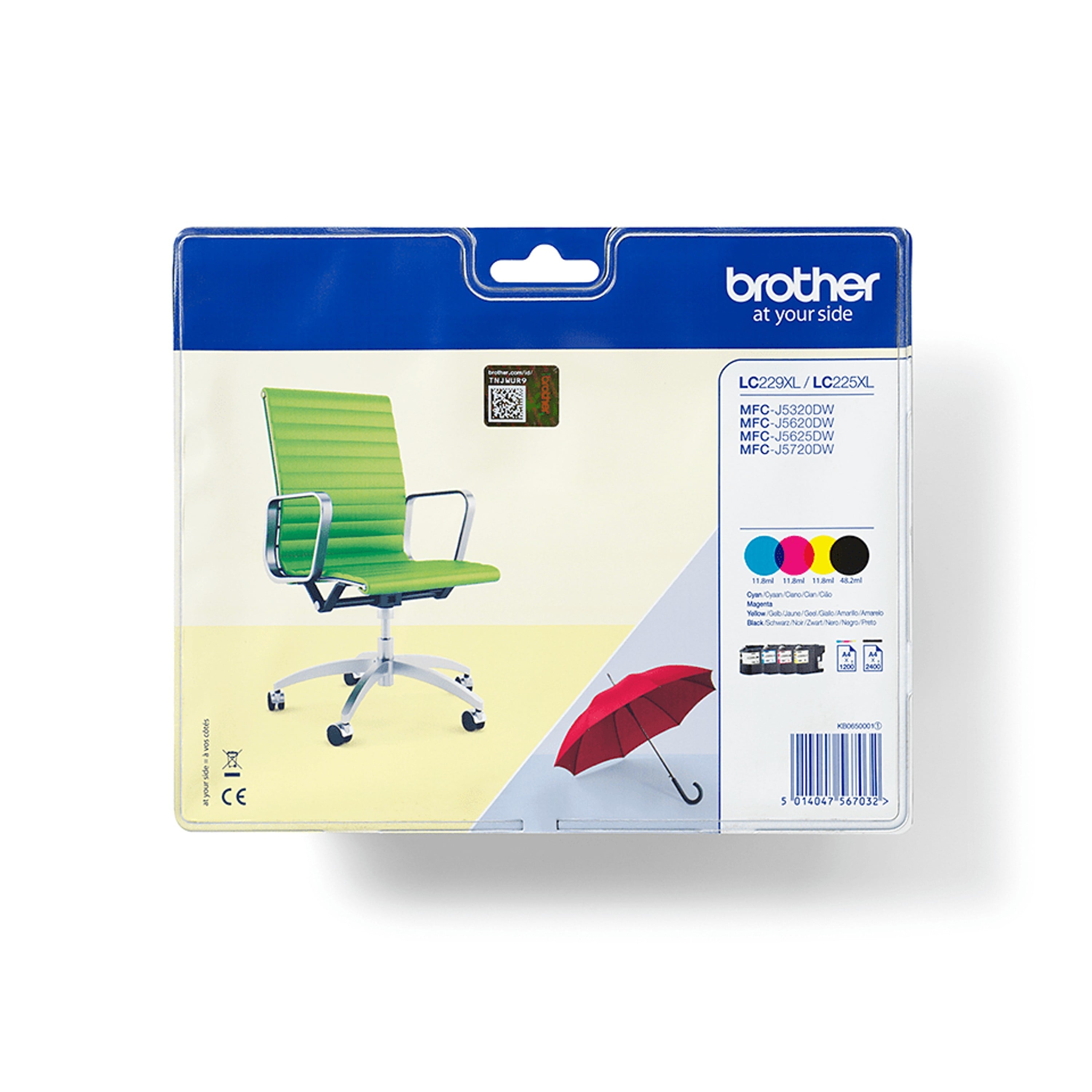 Original Brother Tintenpatronen LC229XLVALBPDR