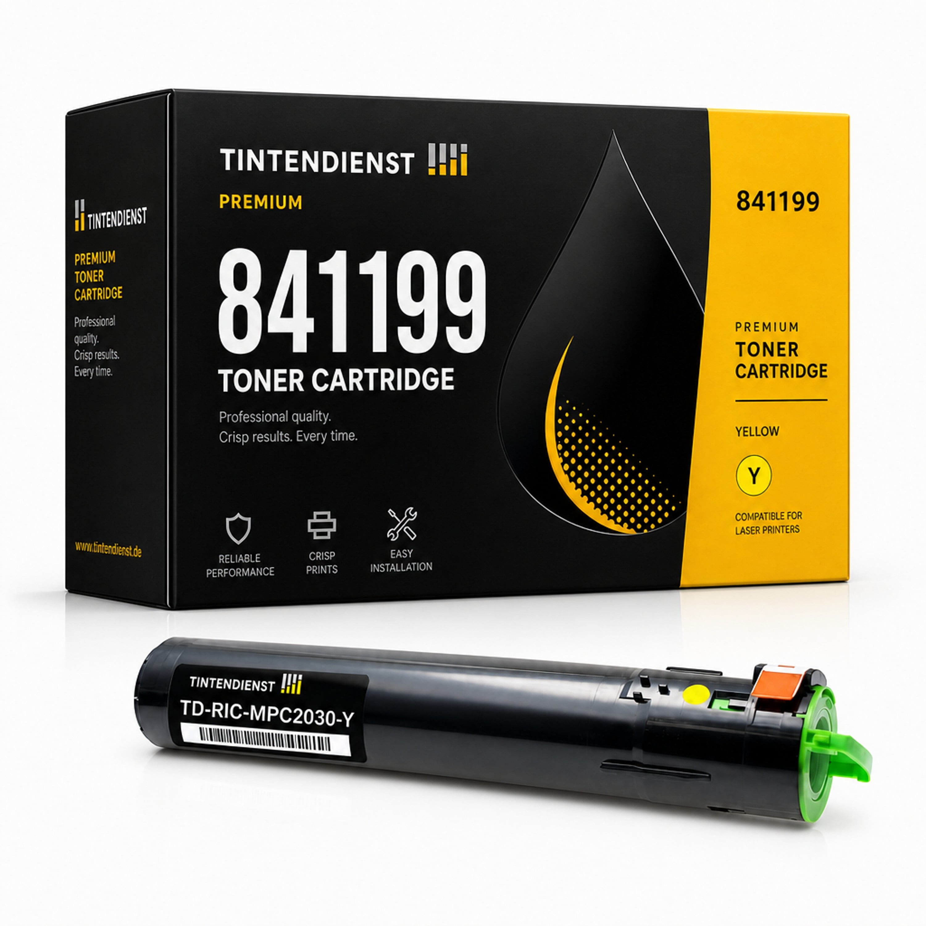 Toner kompatibel zu Ricoh 841199, gelb