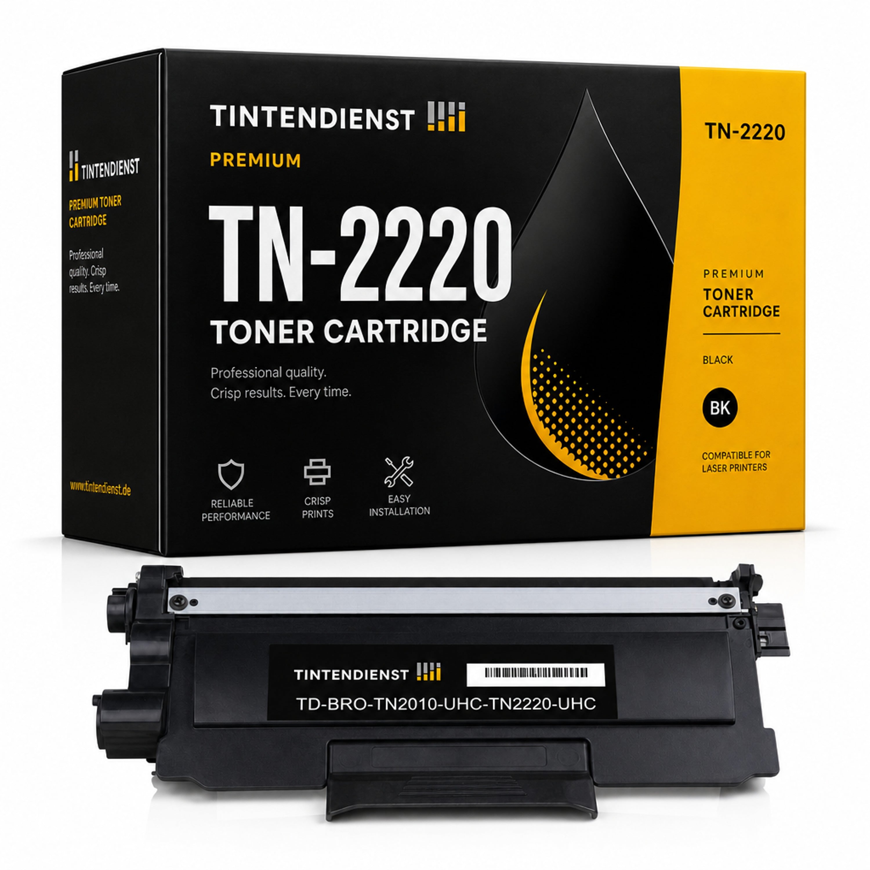 Toner kompatibel zu Brother TN-2220 XL, schwarz