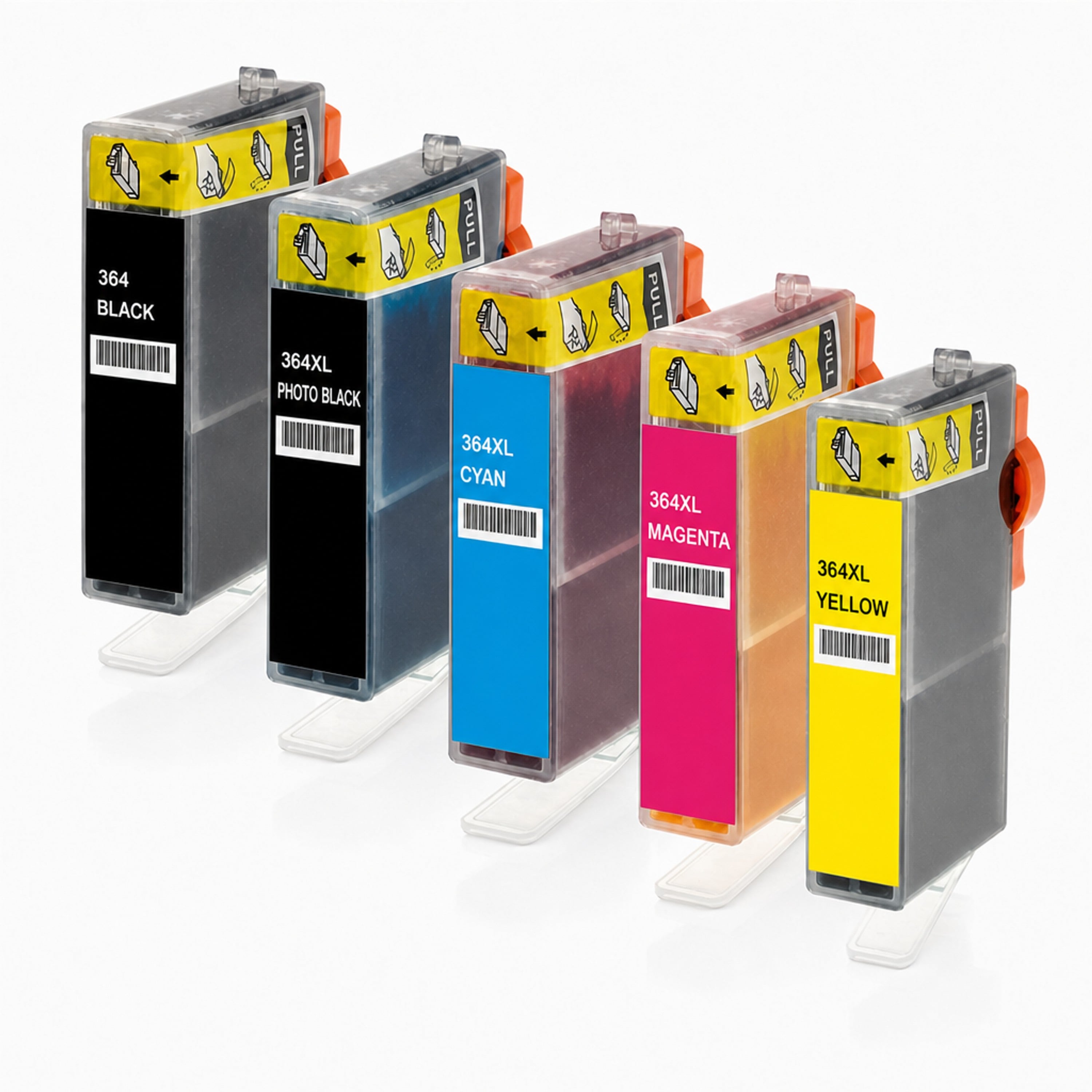 Multipack - Druckerpatrone ersetzt HP CB322EE XL, 5 Patronen