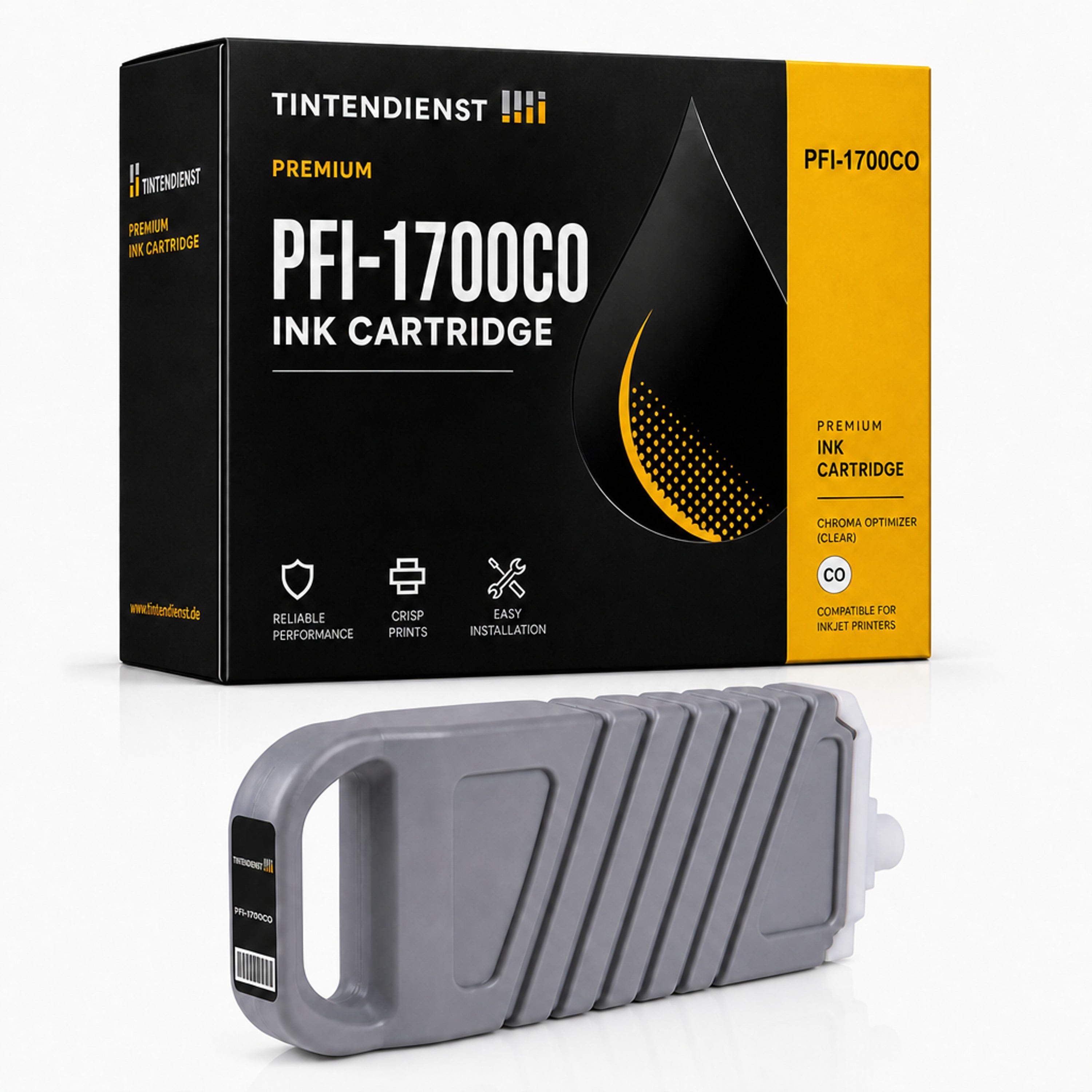 Druckerpatrone kompatibel zu Canon PFI-1700CO, chrom optimierer