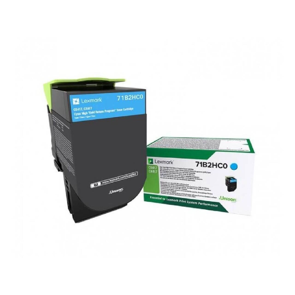 Original Lexmark Toner 71B2HC0 Cyan