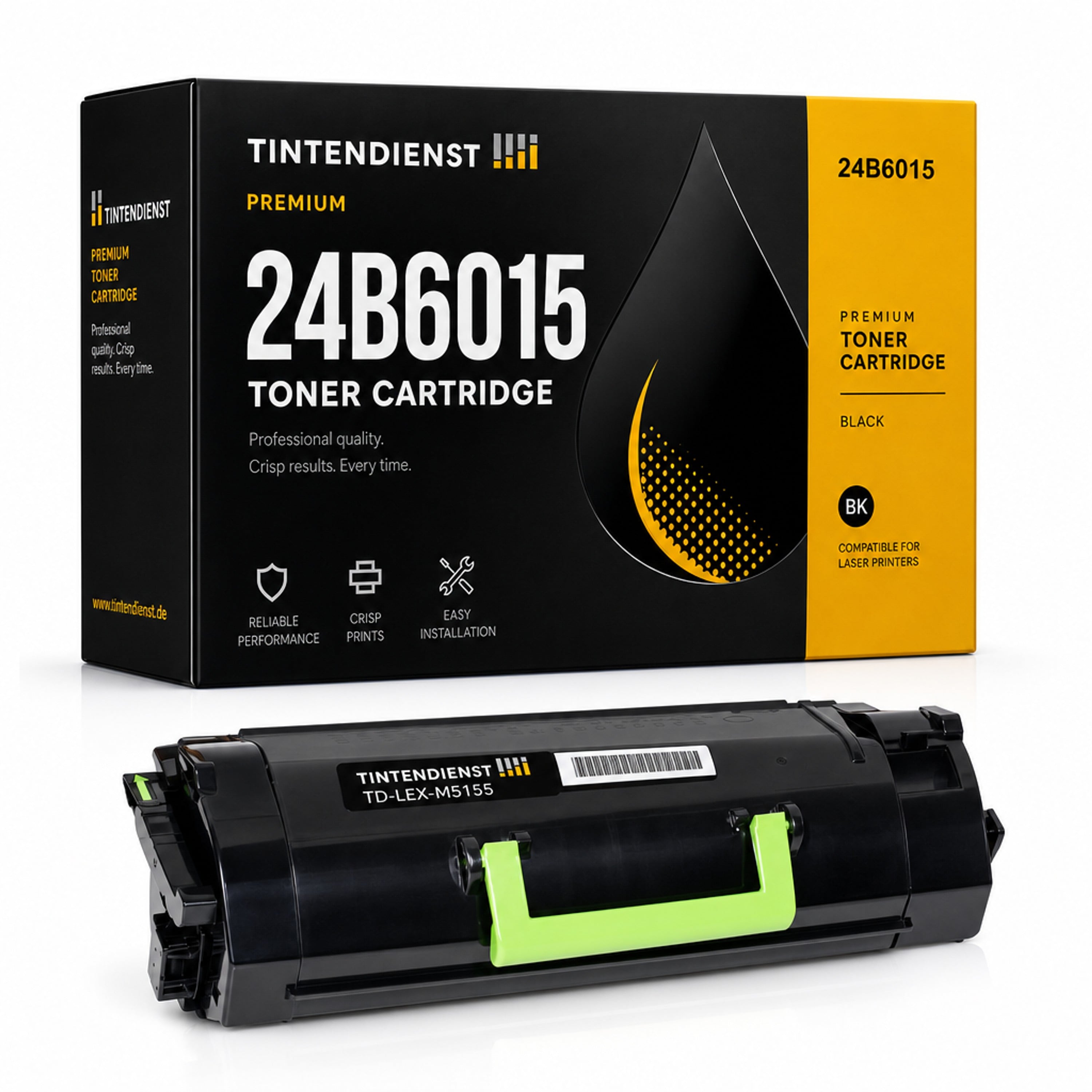 Toner kompatibel zu Lexmark 24B6015, schwarz