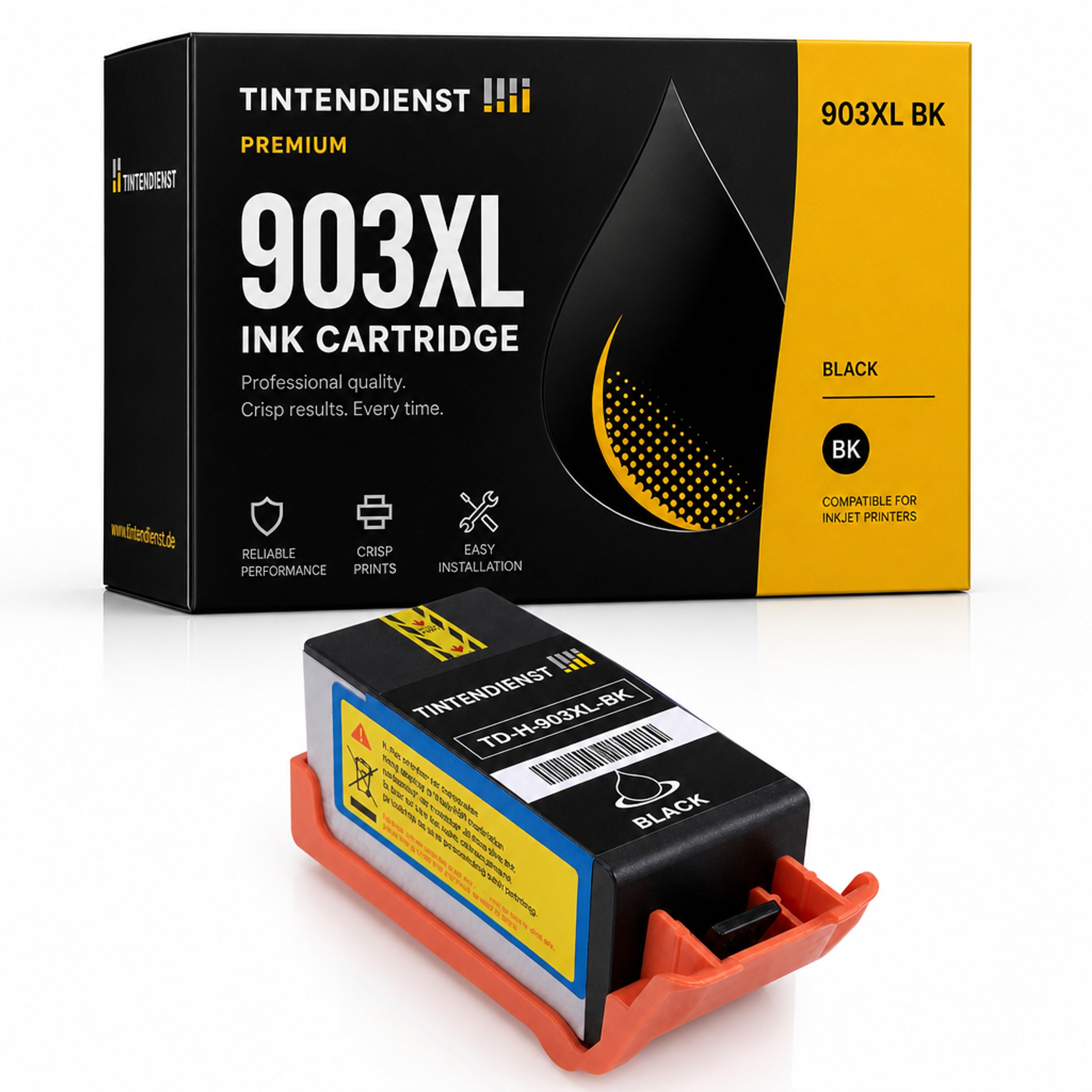 Druckerpatrone kompatibel zu HP 903XL, schwarz
