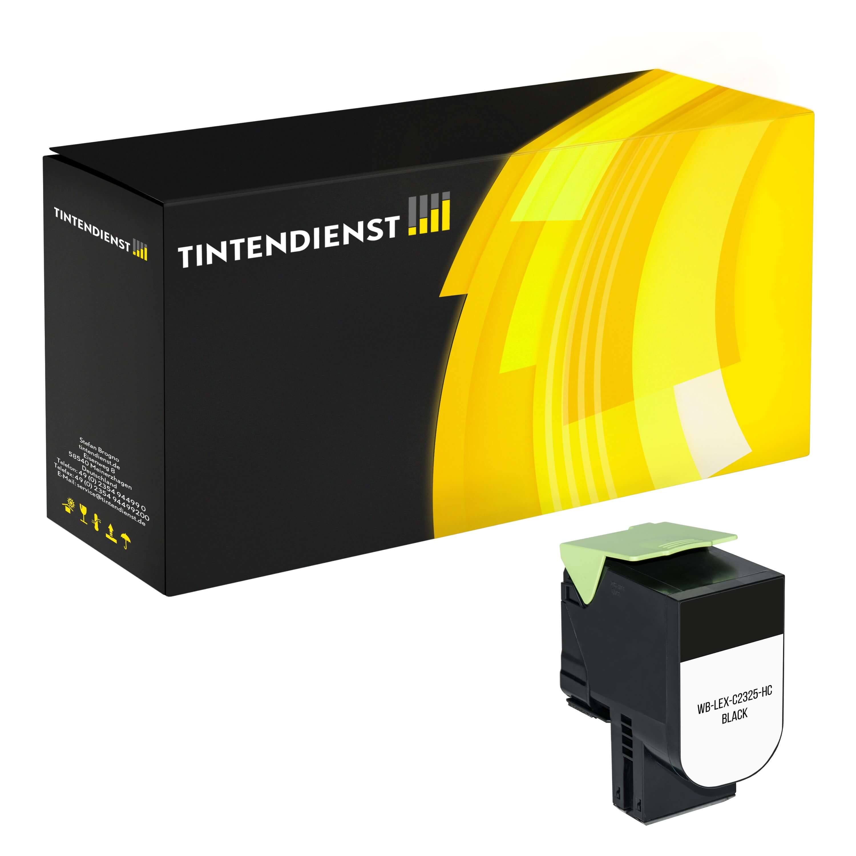 Lexmark C2320K0 Toner schwarz – Tintendienst kompatibel