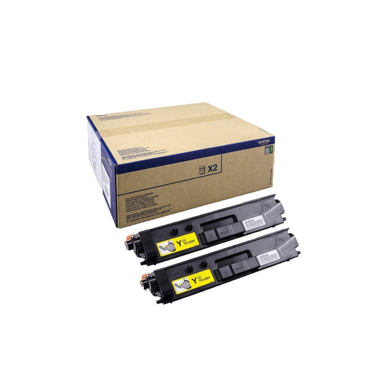 Original Multipack für Brother TN-329Y TN-329YTWIN