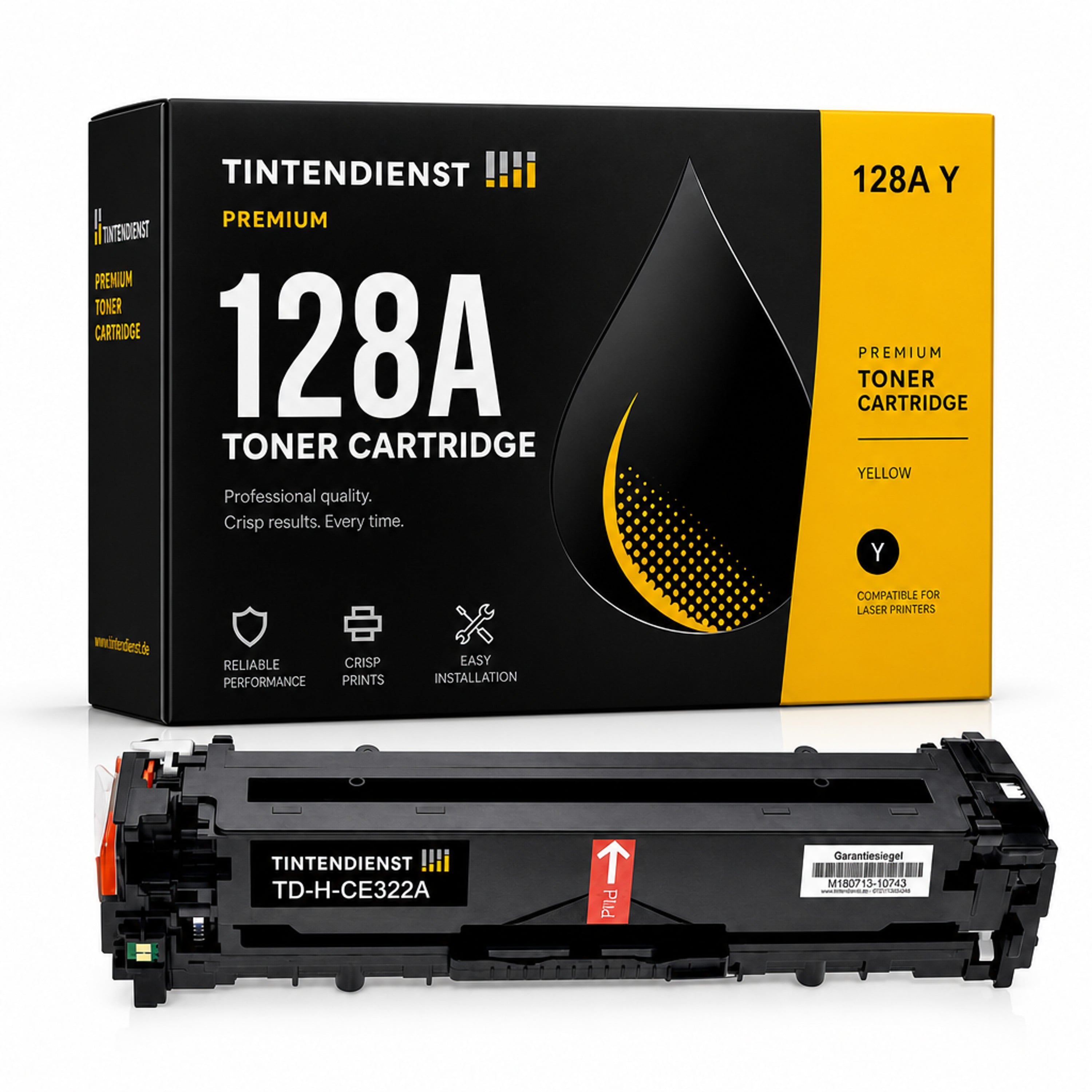 Toner kompatibel zu HP 128A, gelb