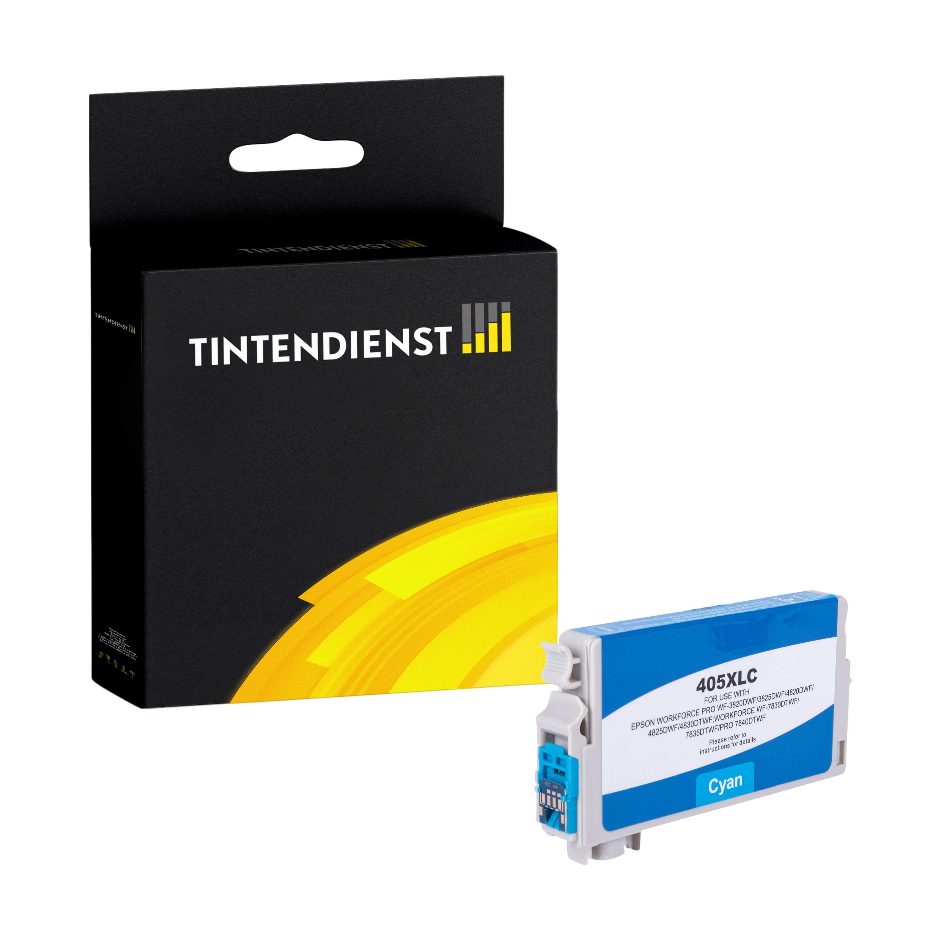 Tintendienst kompatibel für Epson Tintenpatrone C13T05H24010 / 405XL Cyan [XL Füllmenge]