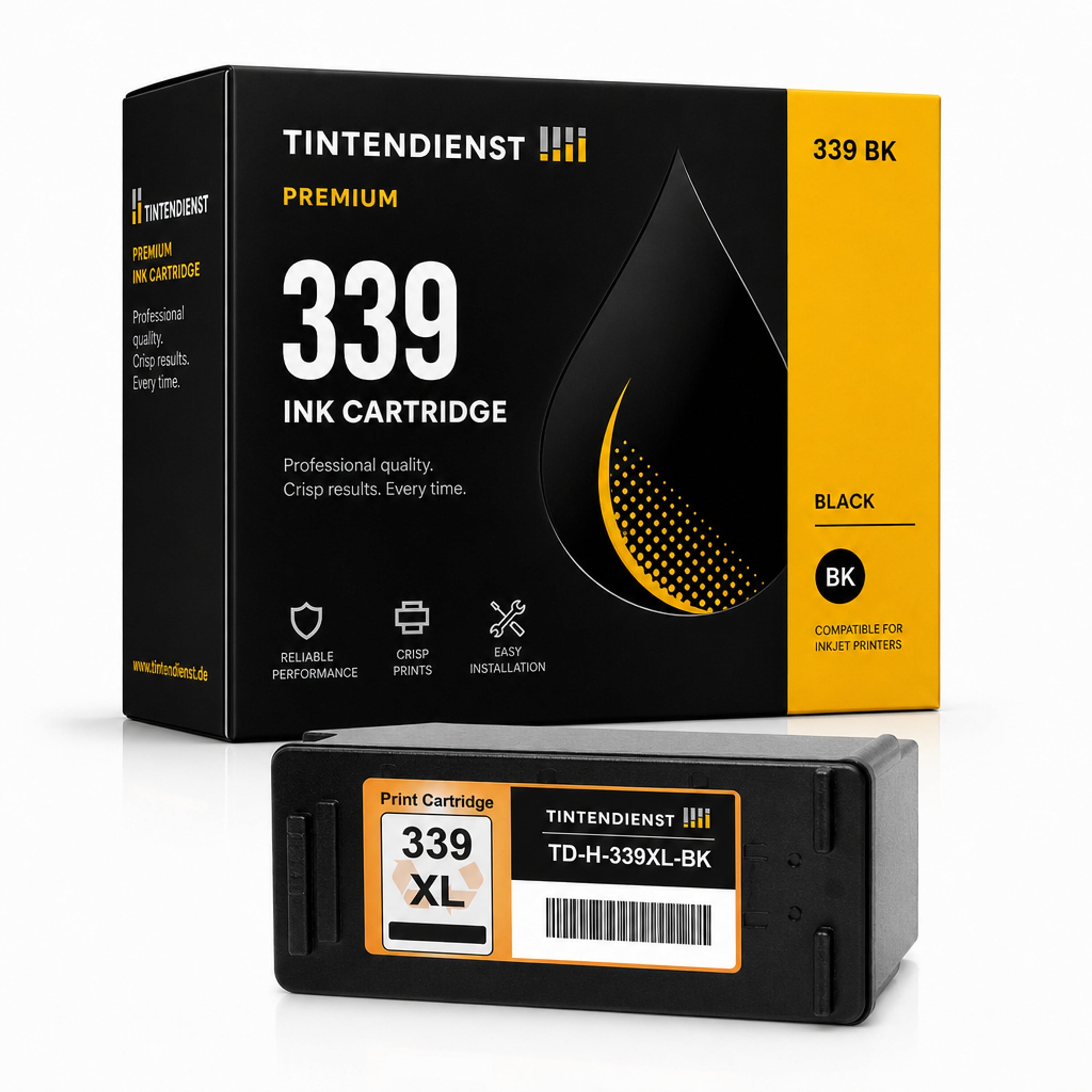Druckerpatrone kompatibel zu HP 339, schwarz
