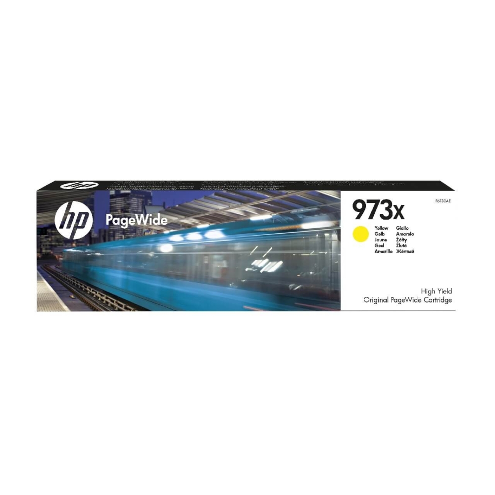 Original HP Tintenpatrone F6T83AE / 973X Gelb