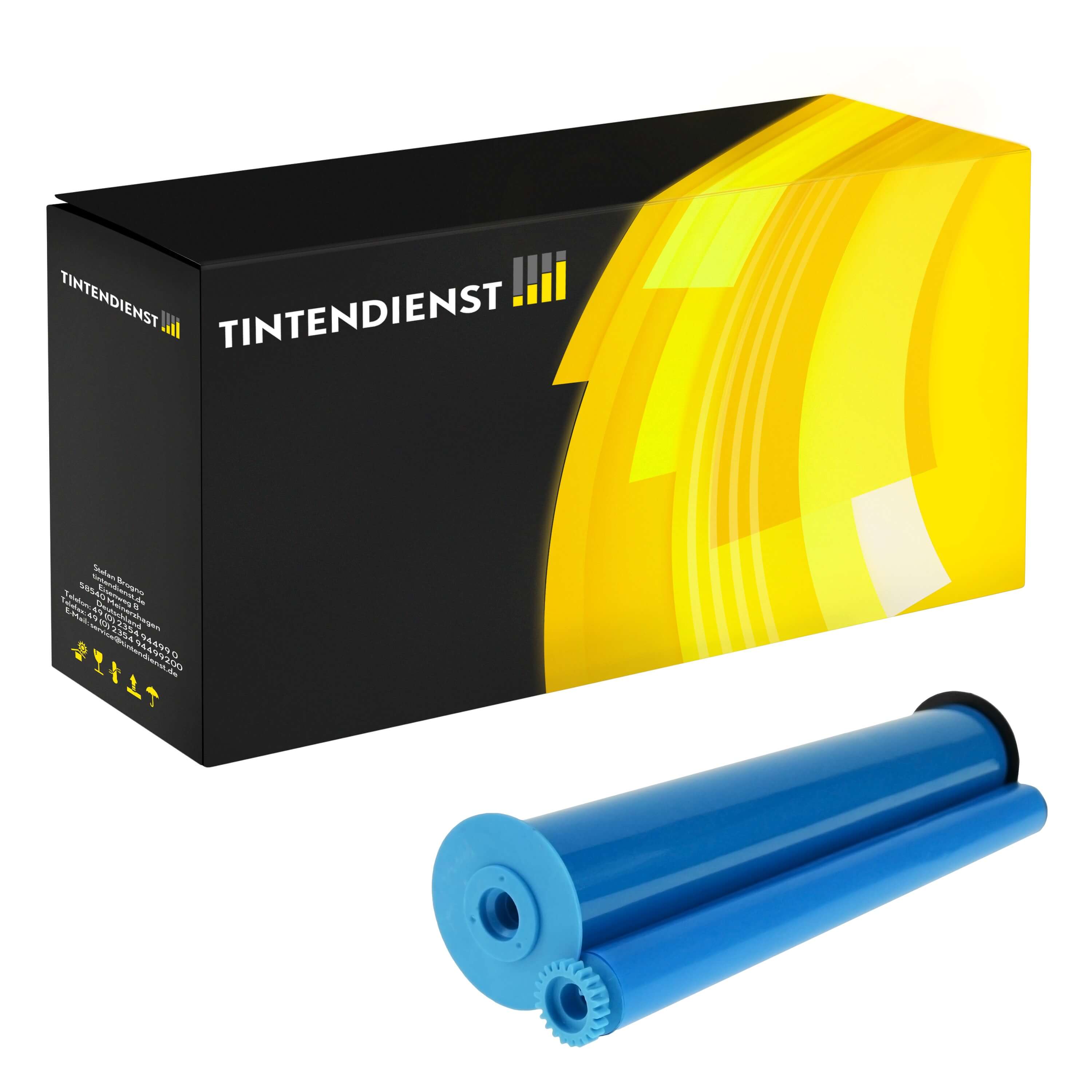 Thermorolle kompatibel zu Philips 9.06E+11, schwarz