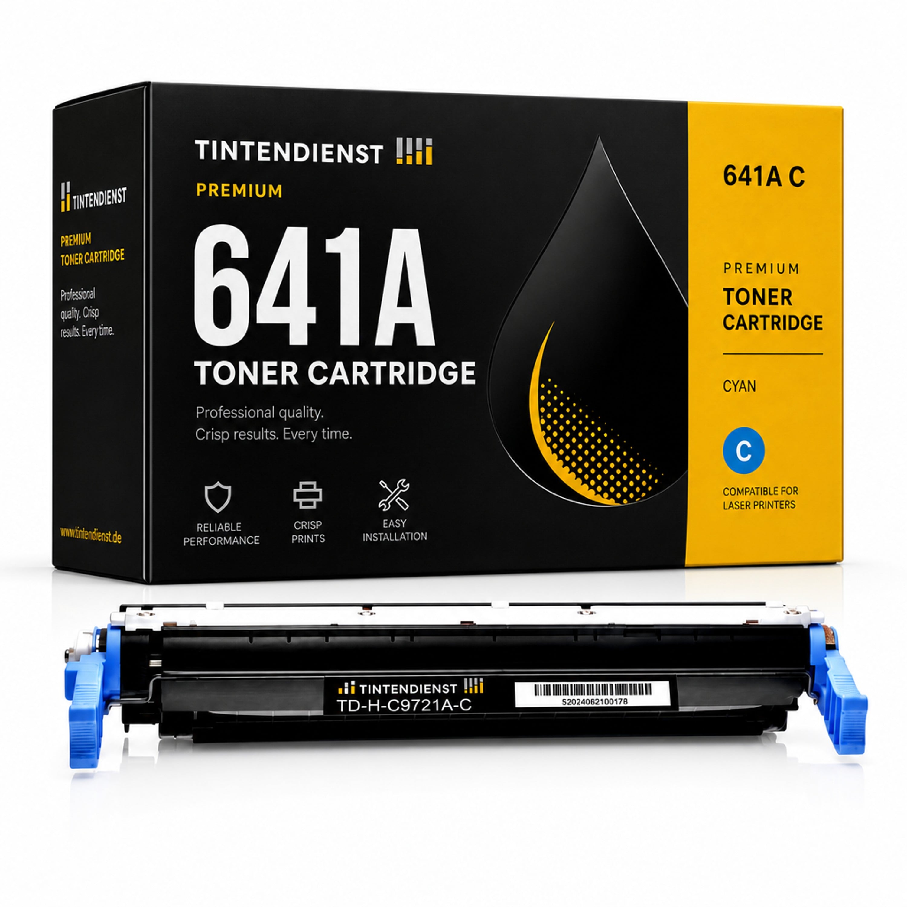 Toner kompatibel zu HP 641A, cyan
