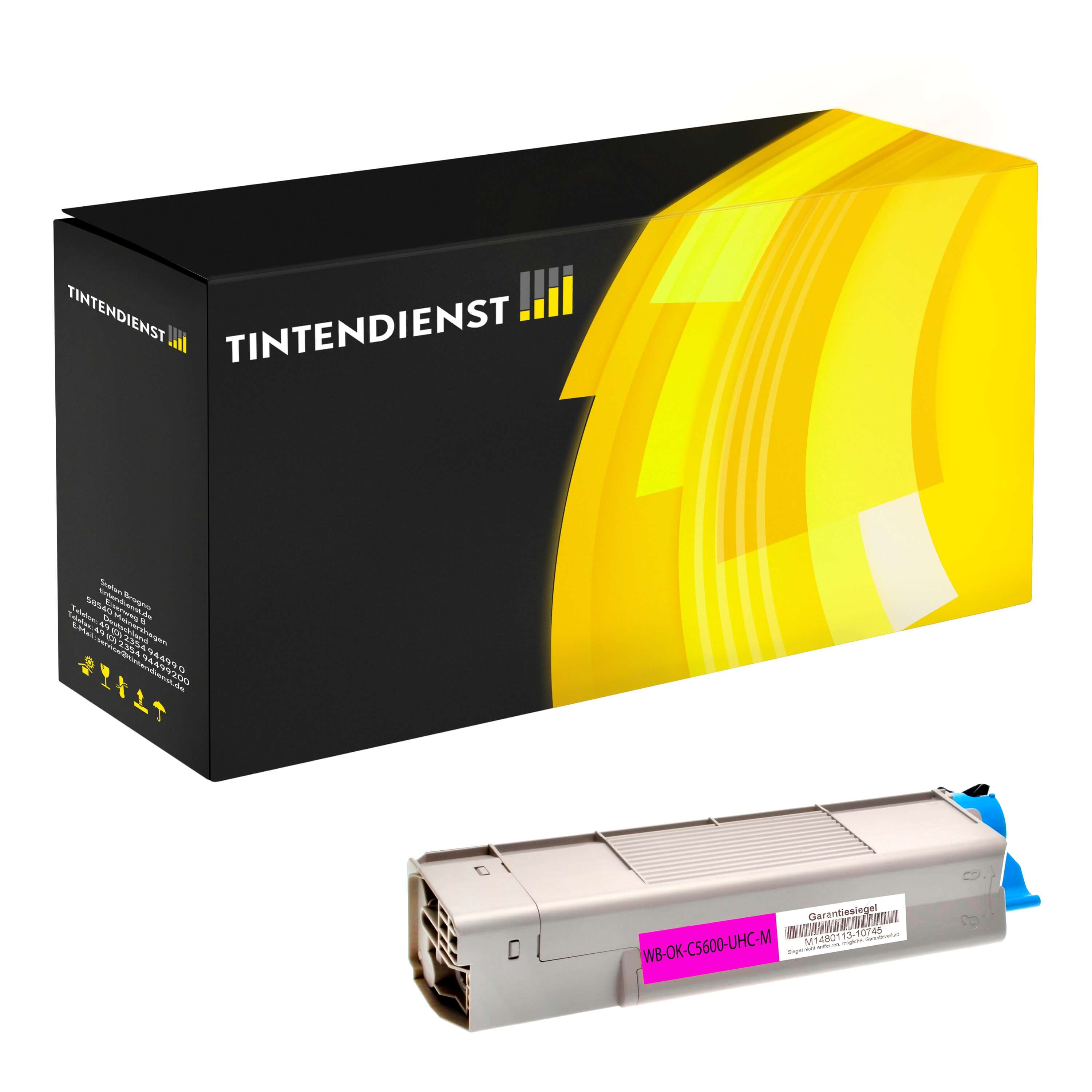 Toner kompatibel zu OKI 43381906, magenta