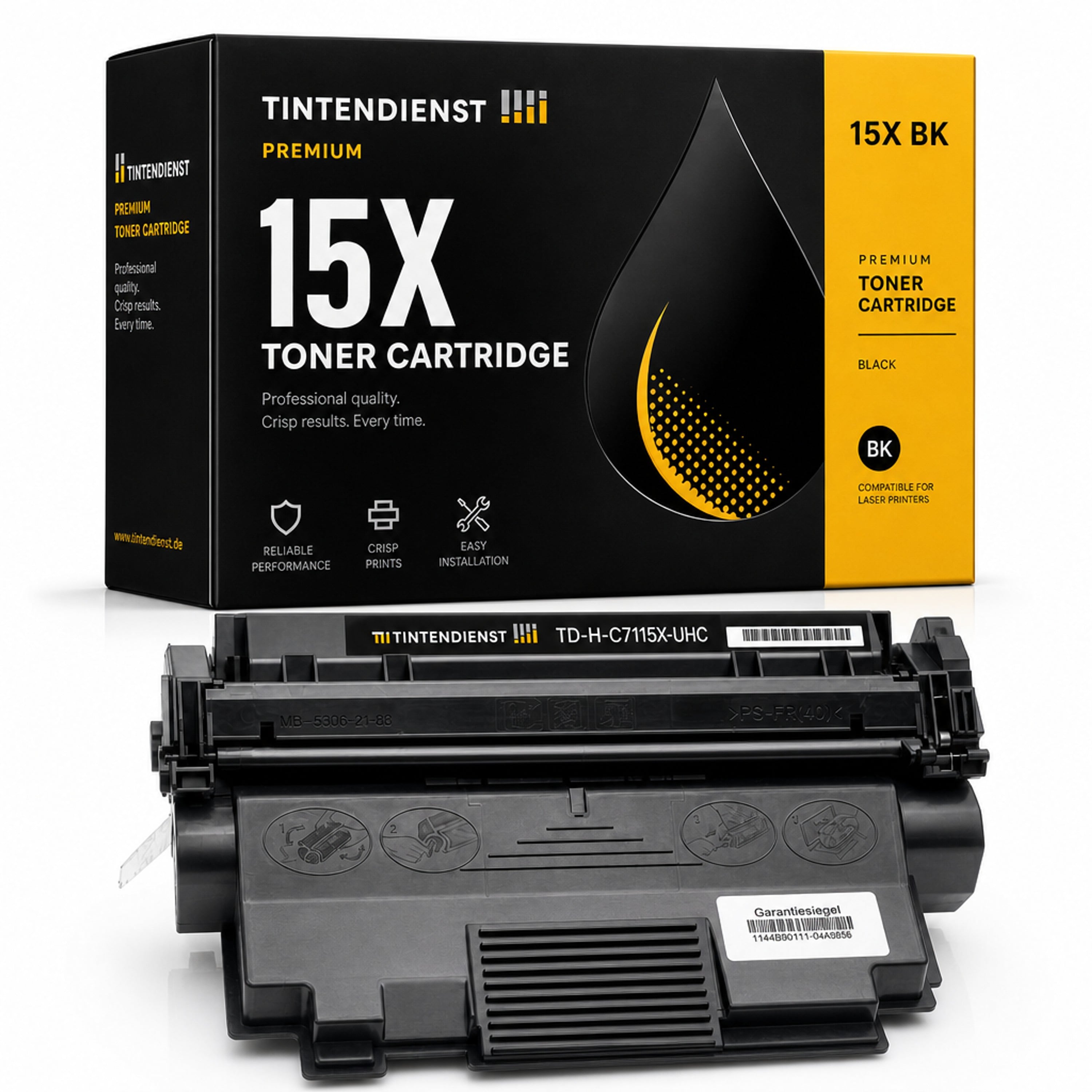 Toner kompatibel zu HP 15X XXL, schwarz