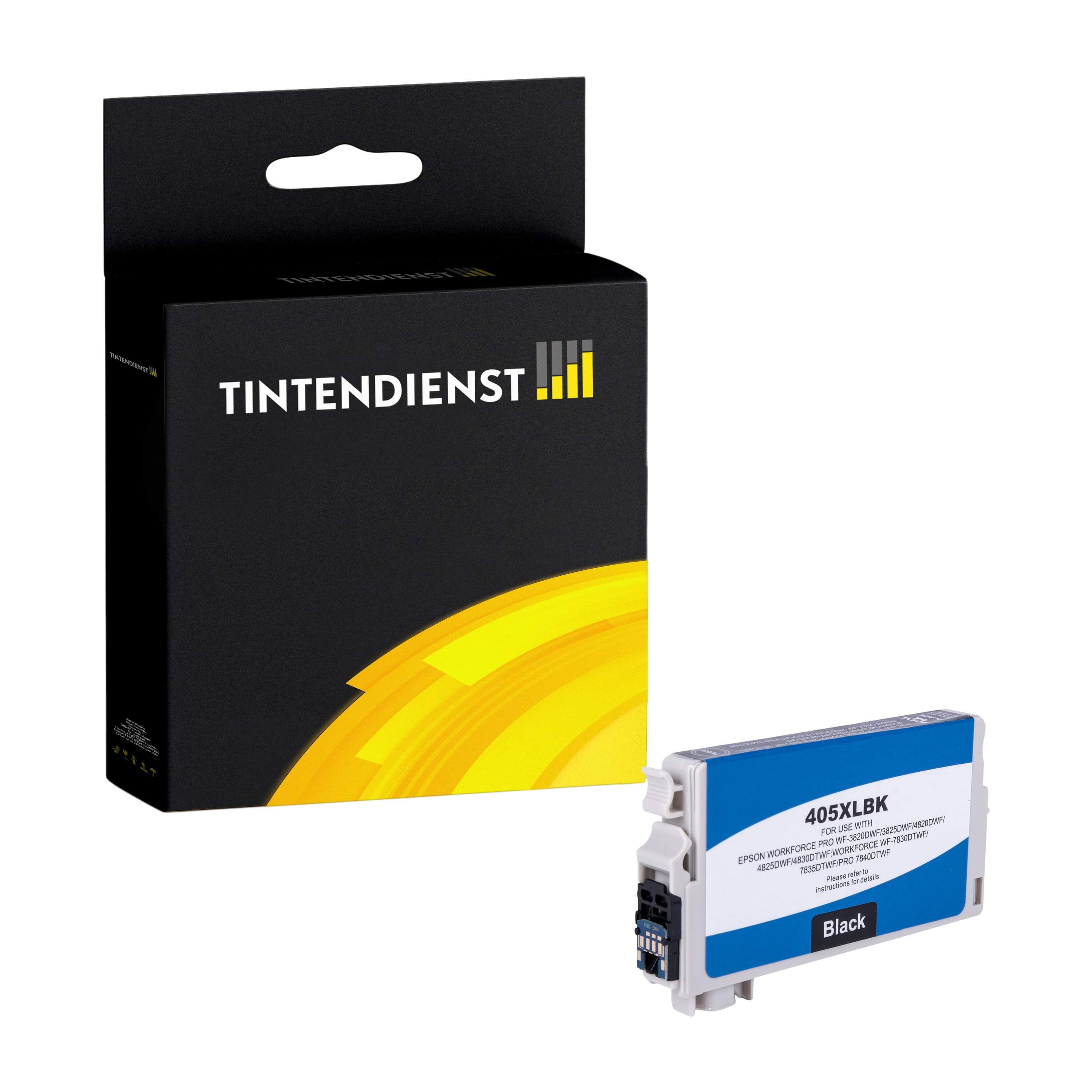 Tintendienst kompatibel für Epson Tintenpatrone C13T05H14010 / 405XL Schwarz [XL Füllmenge]