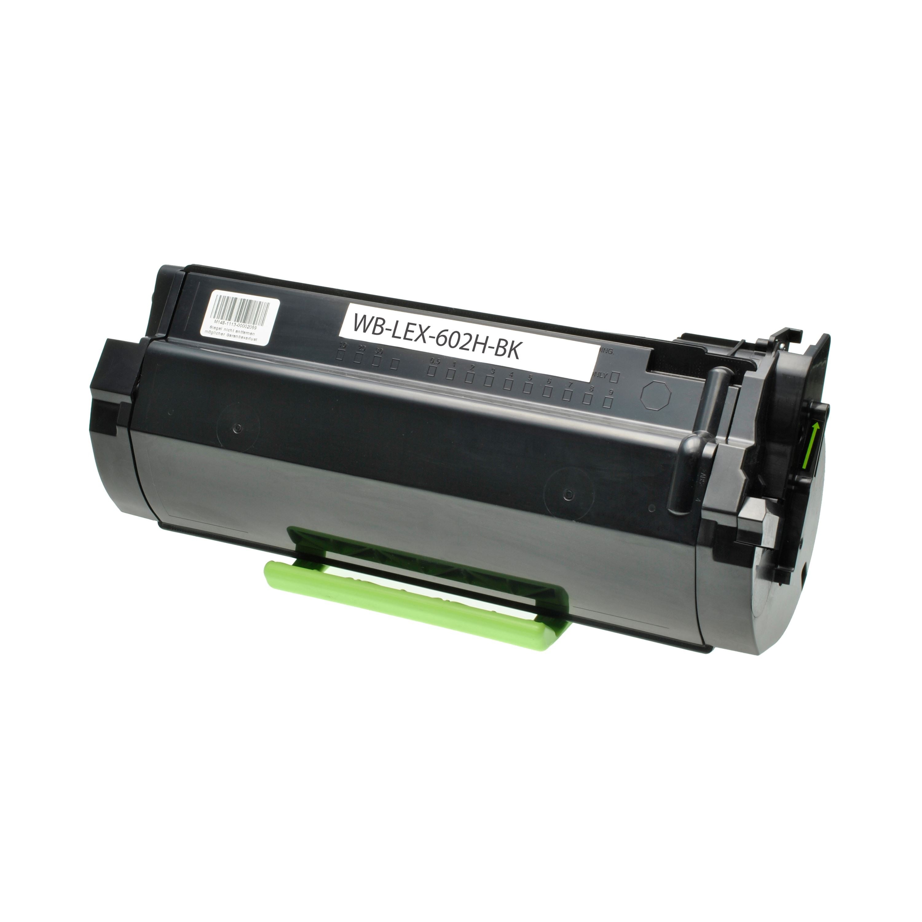 Toner ersetzt Lexmark 600HA, schwarz
