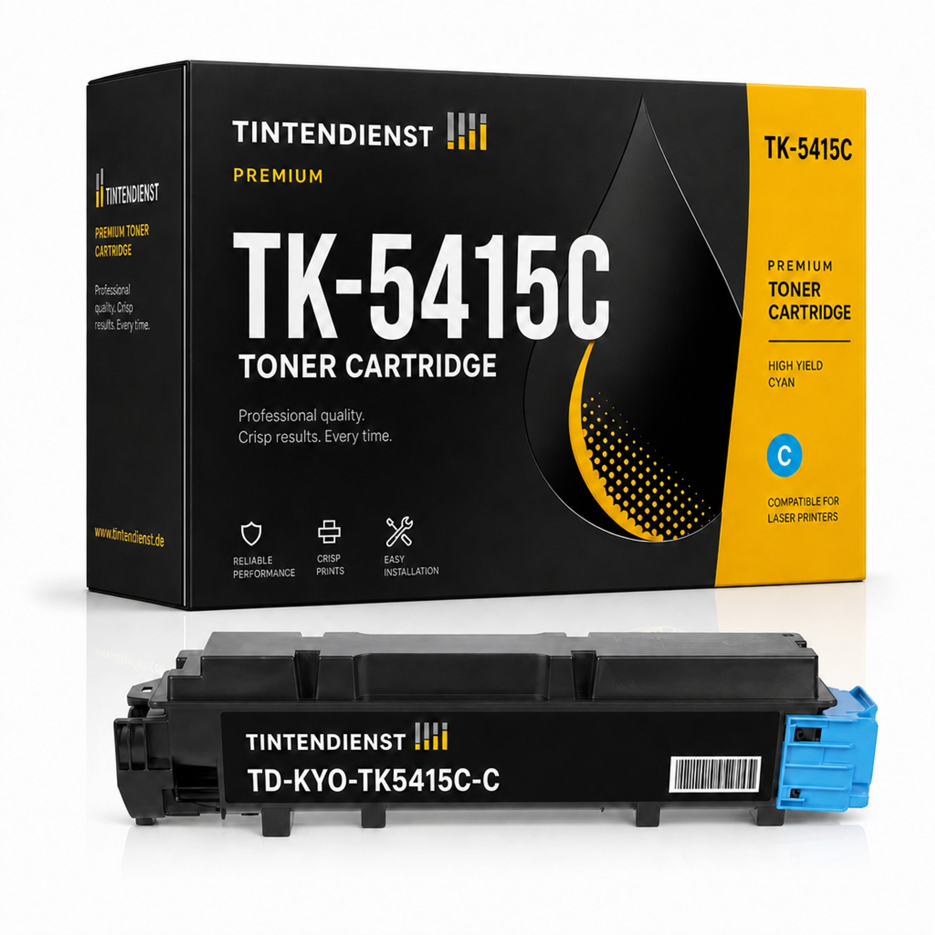 Toner kompatibel zu Kyocera TK-5415C, cyan