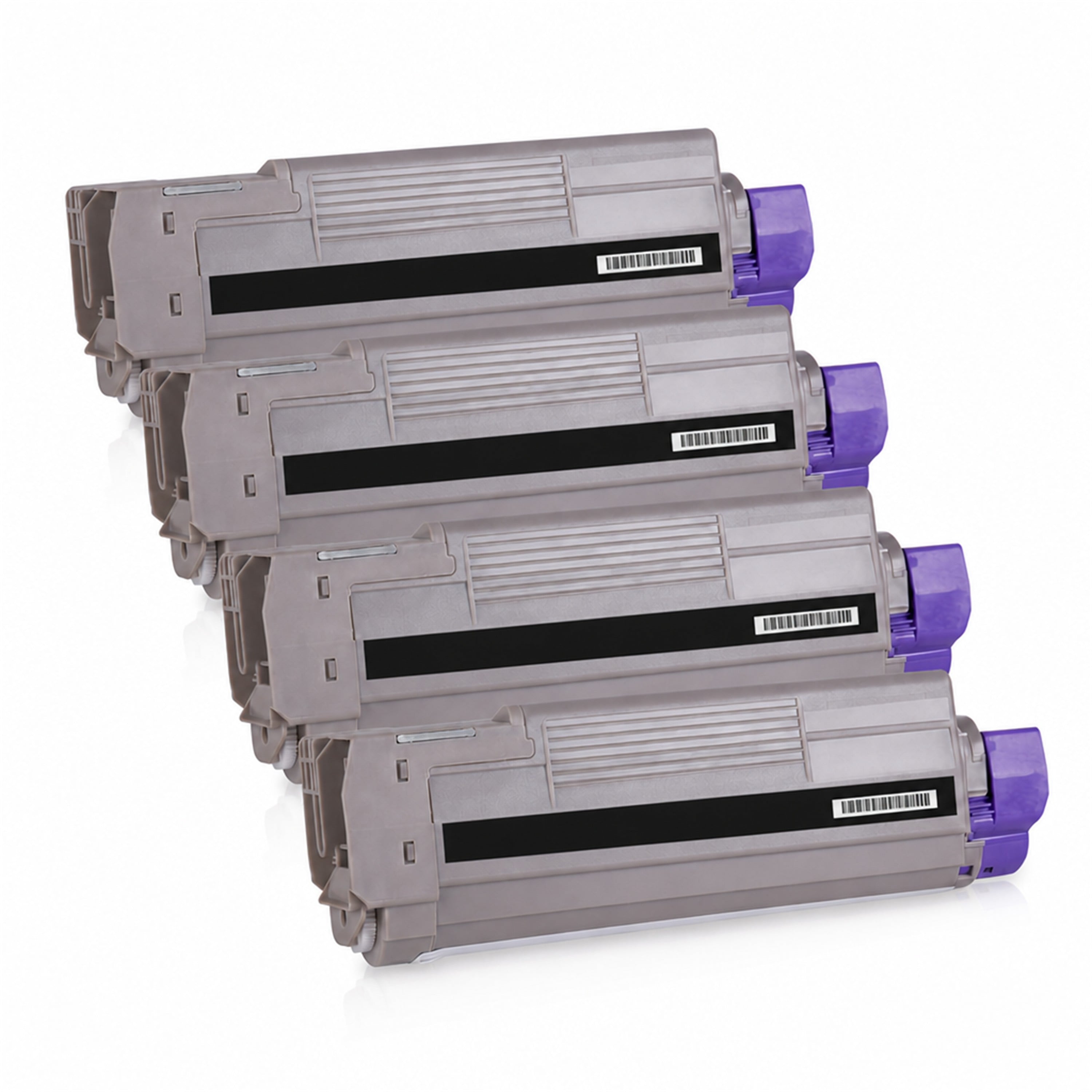 Multipack - Toner ersetzt OKI 46490621, 4 Toner