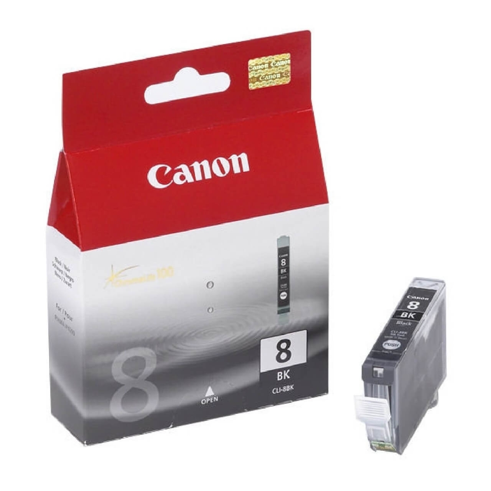 Original Canon Tintenpatrone 0620B001 / CLI-8BK Schwarz