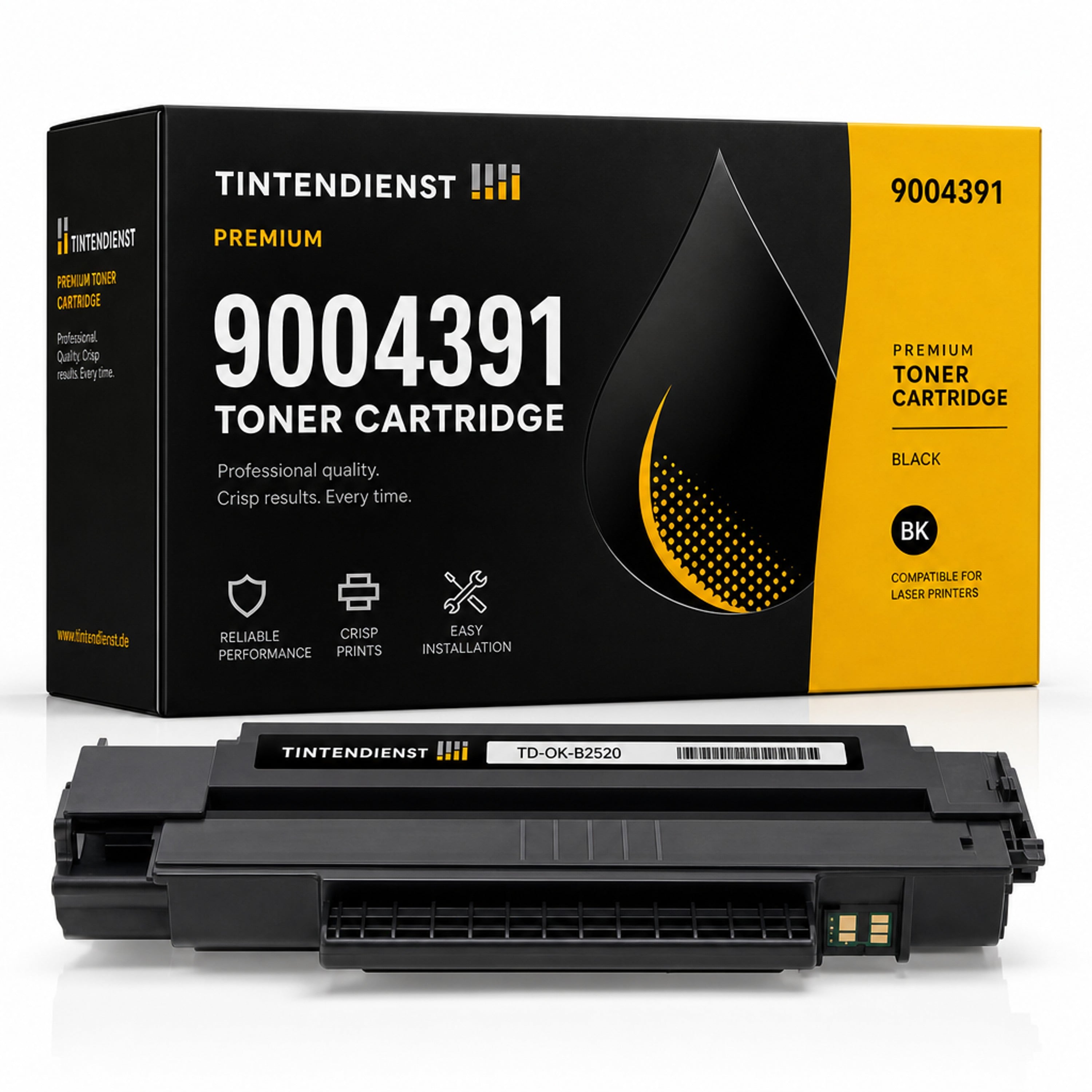 Toner kompatibel zu OKI 9004391, schwarz