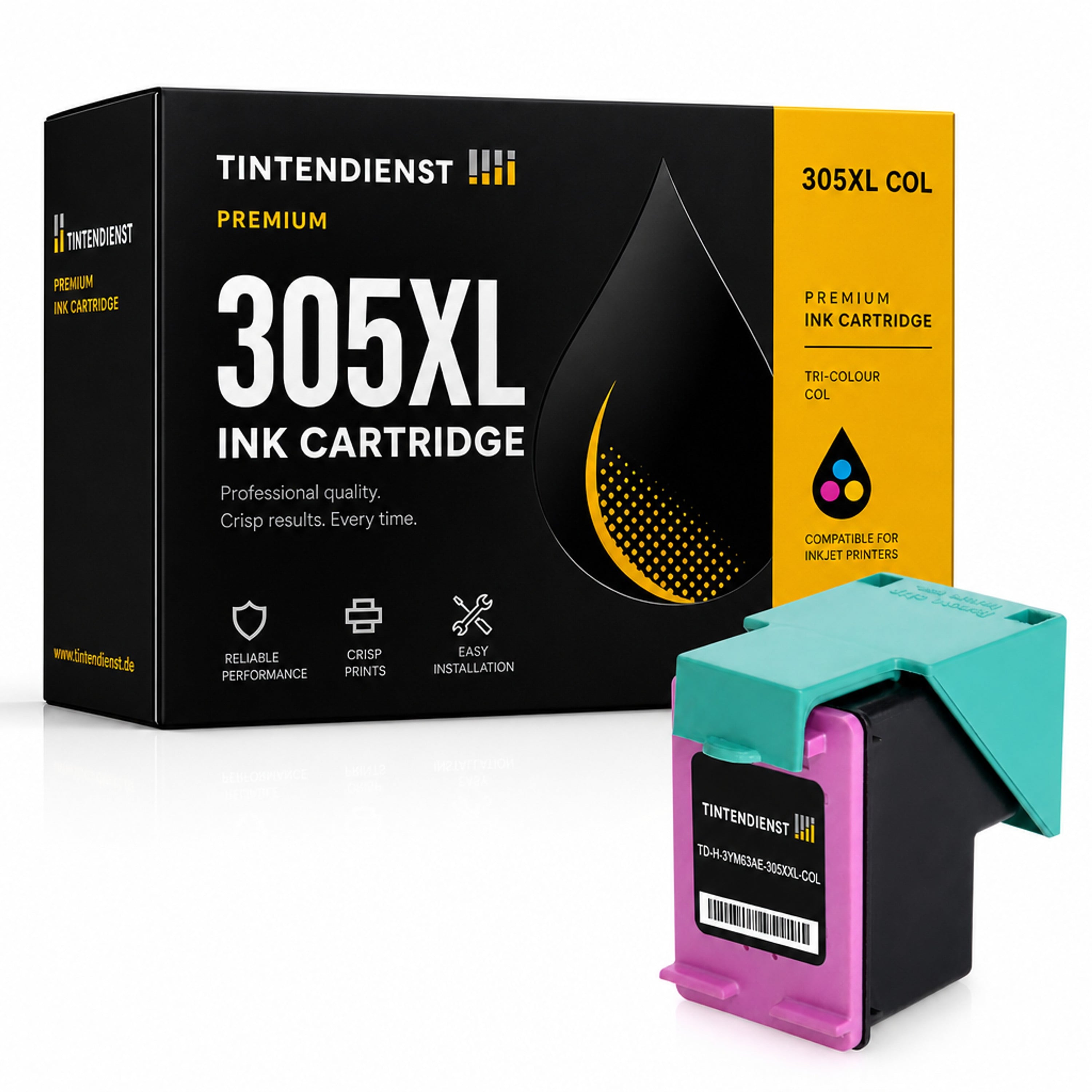 Druckerpatrone kompatibel zu HP 305XL, color