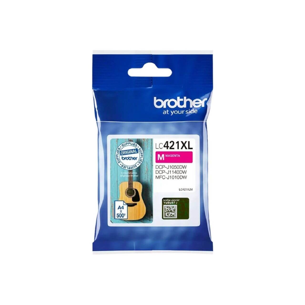 Original Brother Tintenpatrone LC-421XLM Magenta [XXL Füllmenge]