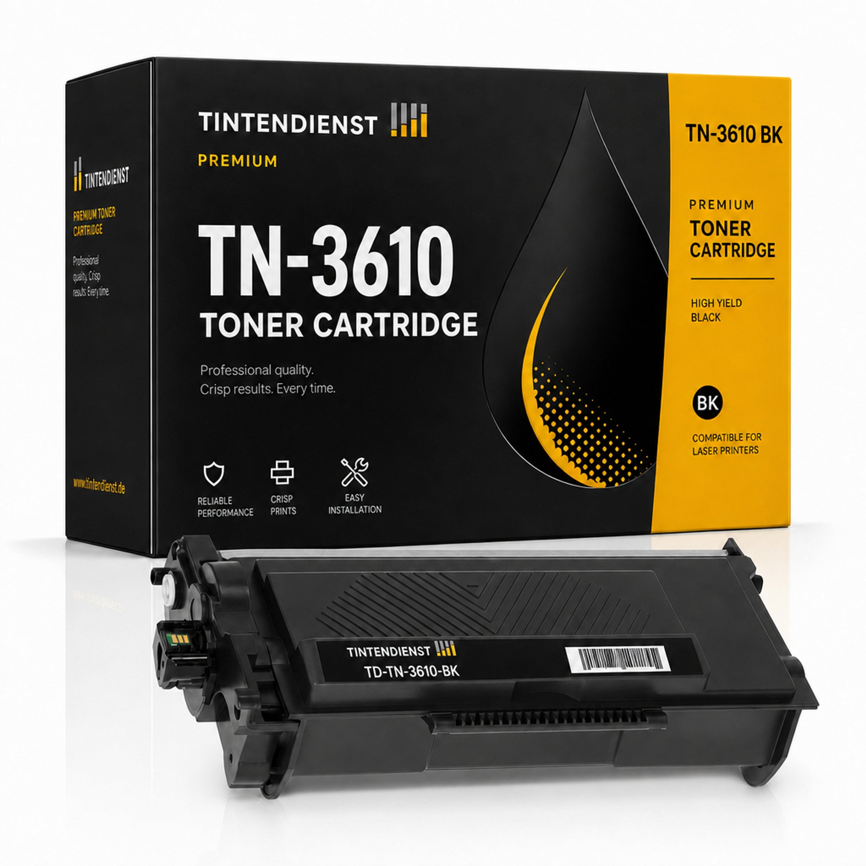 Toner kompatibel zu Brother TN-3610, schwarz