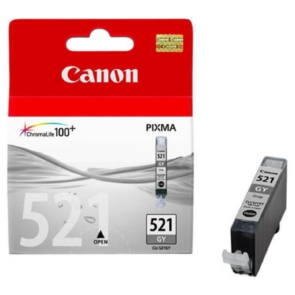 Original Canon Tintenpatrone 2937B001 / CLI-521GY Grau