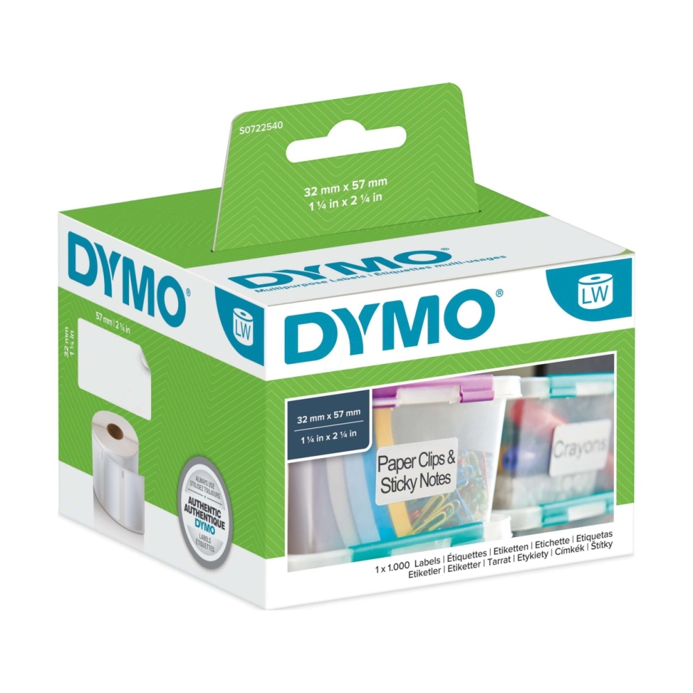 Original DYMO Etiketten S0722540 11354