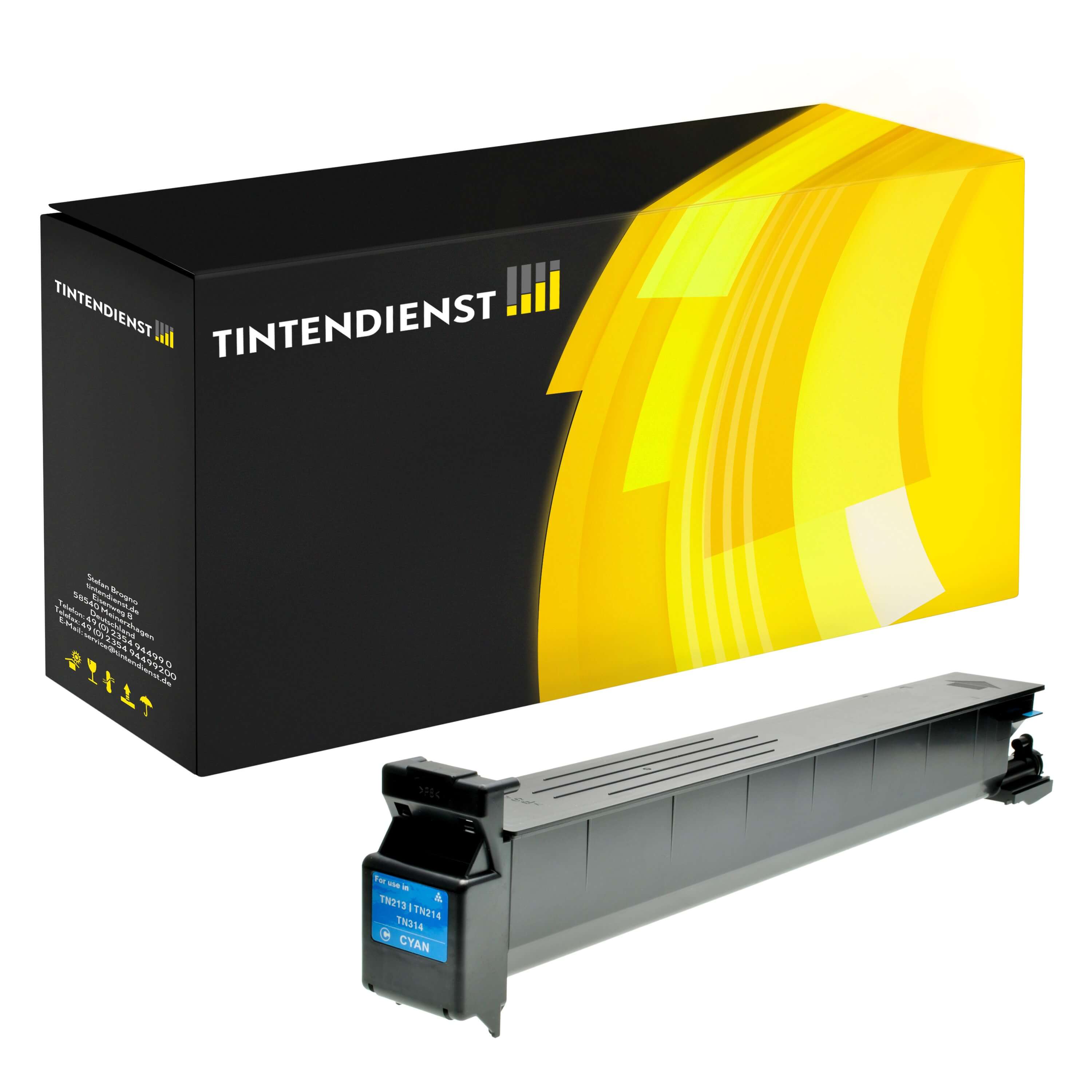 Toner kompatibel zu Konica Minolta TN-213C, cyan